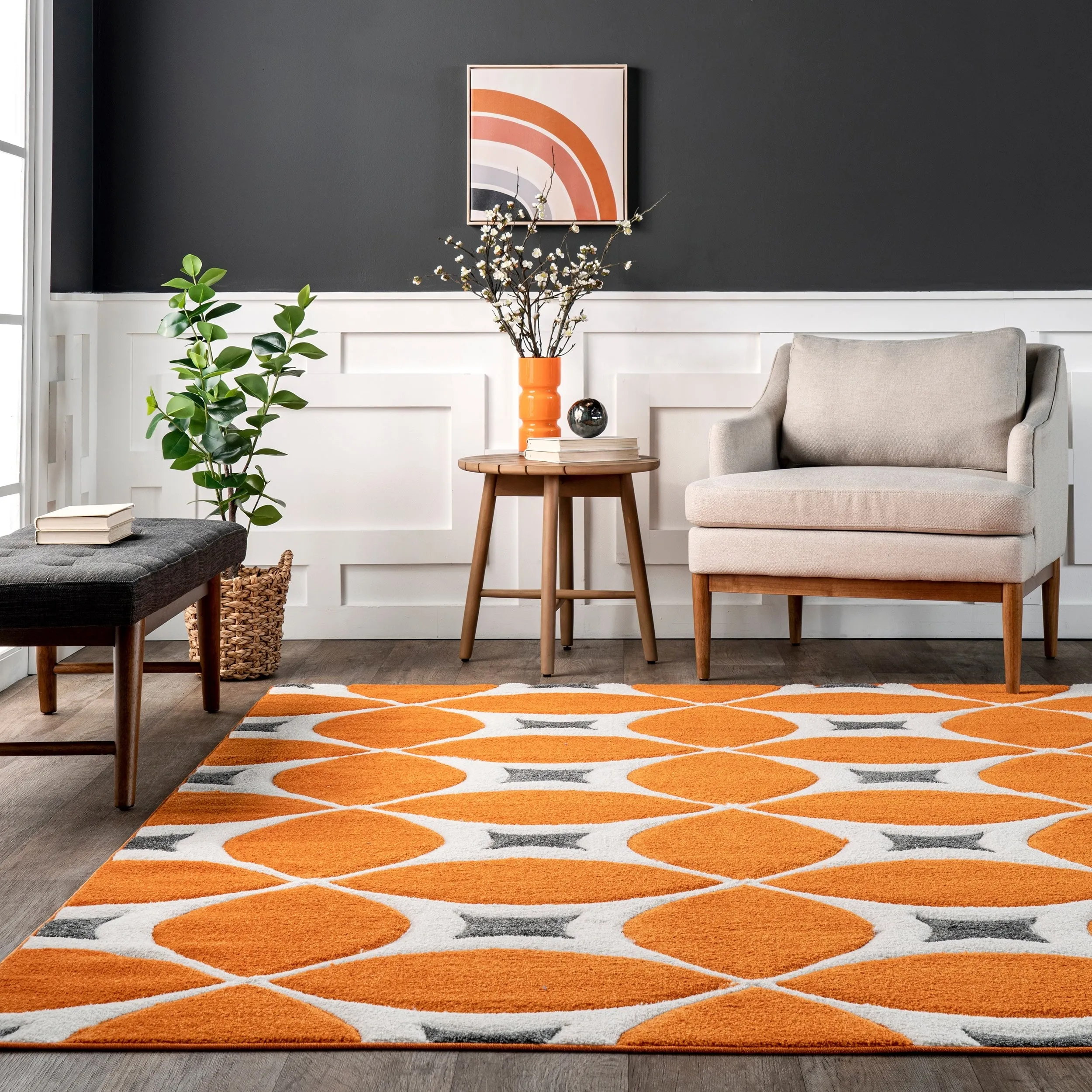 Nuloom Gabriela Contemporary Trellis Area Rug