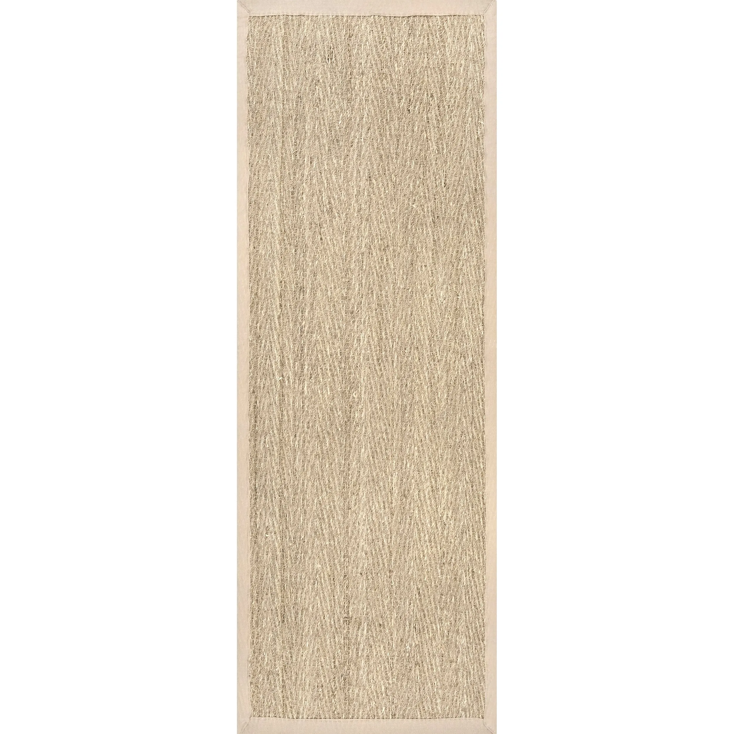 Nuloom Geometric Natural Fiber Seagrass Chevron Area Rug