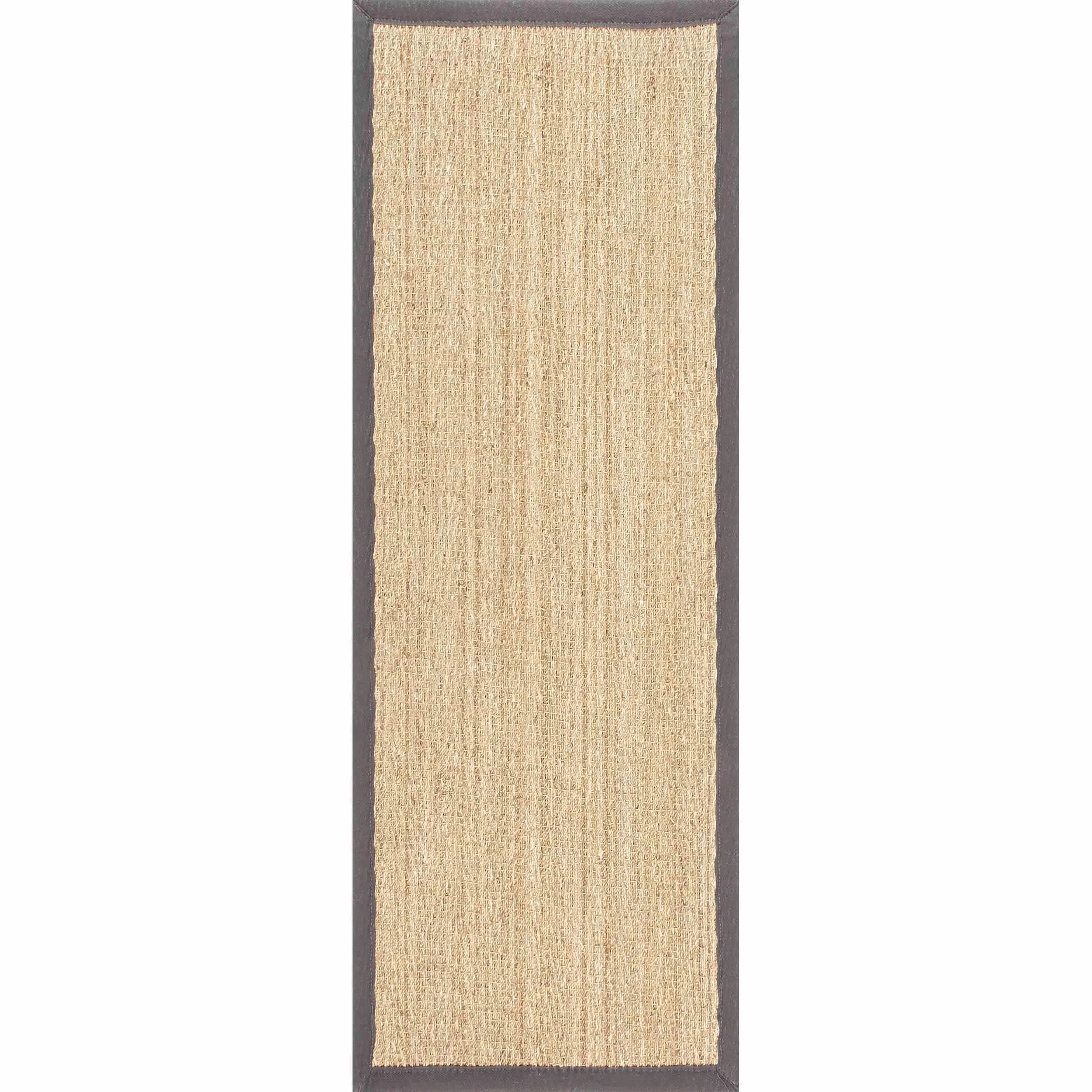 Nuloom Geometric Natural Fiber Seagrass Chevron Area Rug