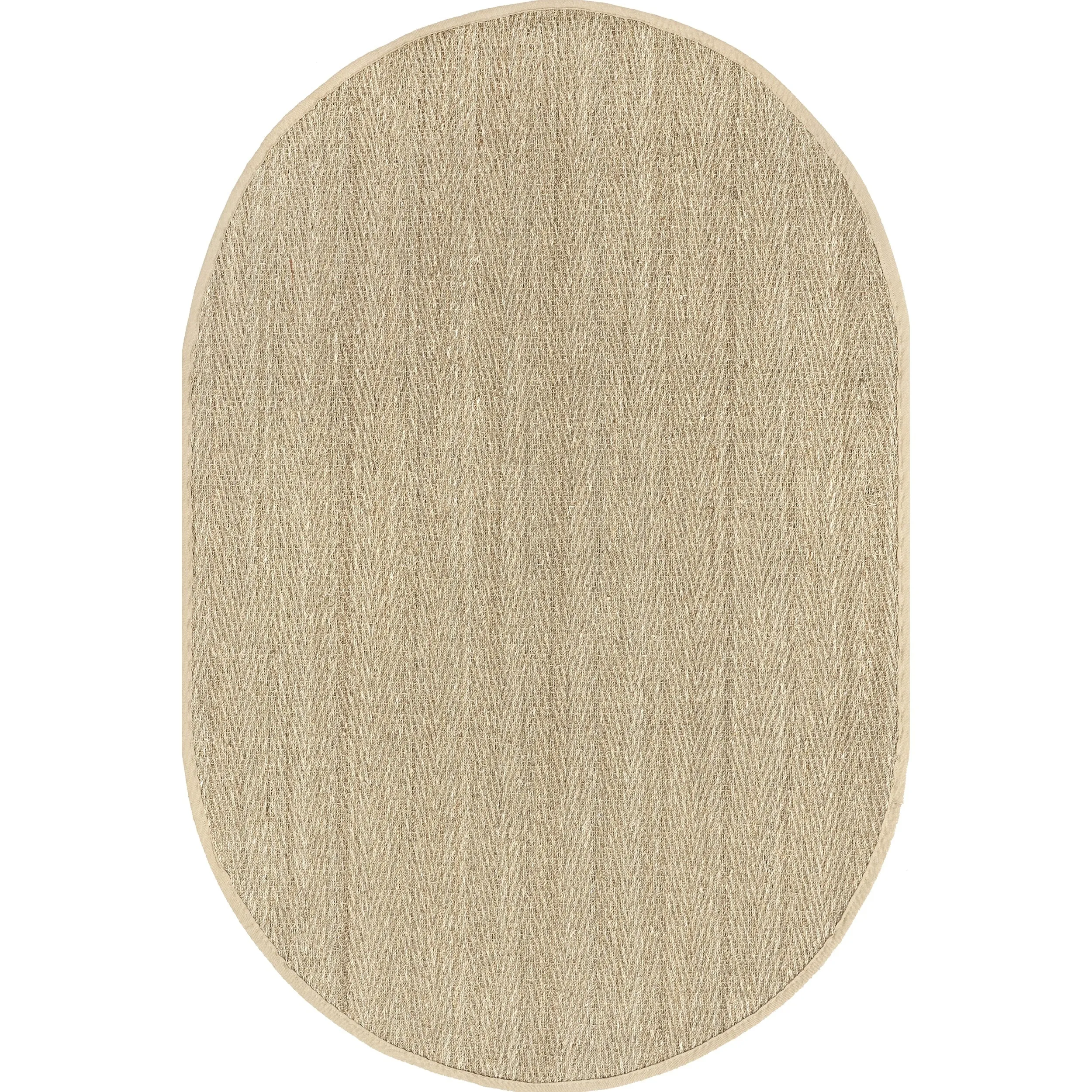Nuloom Geometric Natural Fiber Seagrass Chevron Area Rug