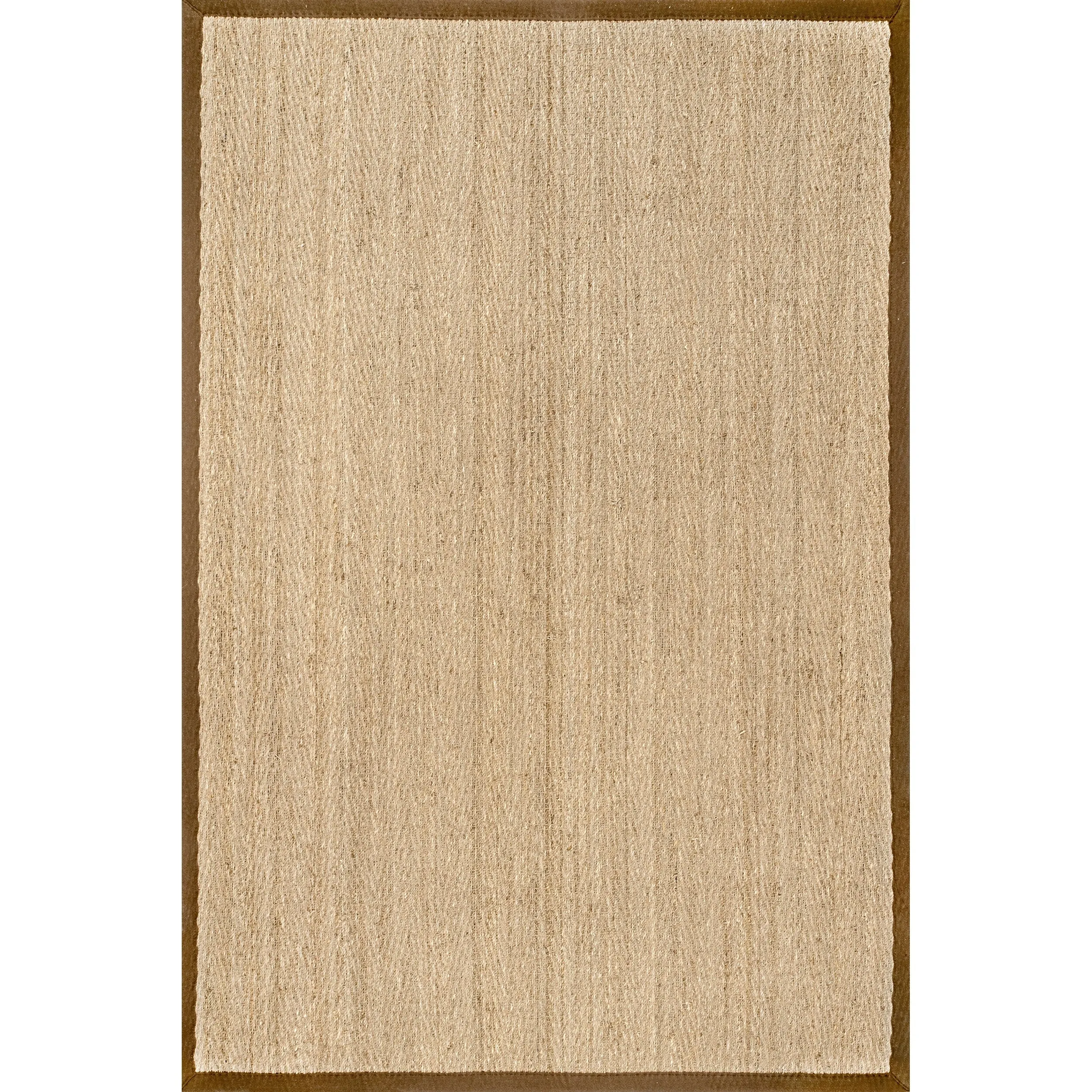 Nuloom Geometric Natural Fiber Seagrass Chevron Area Rug