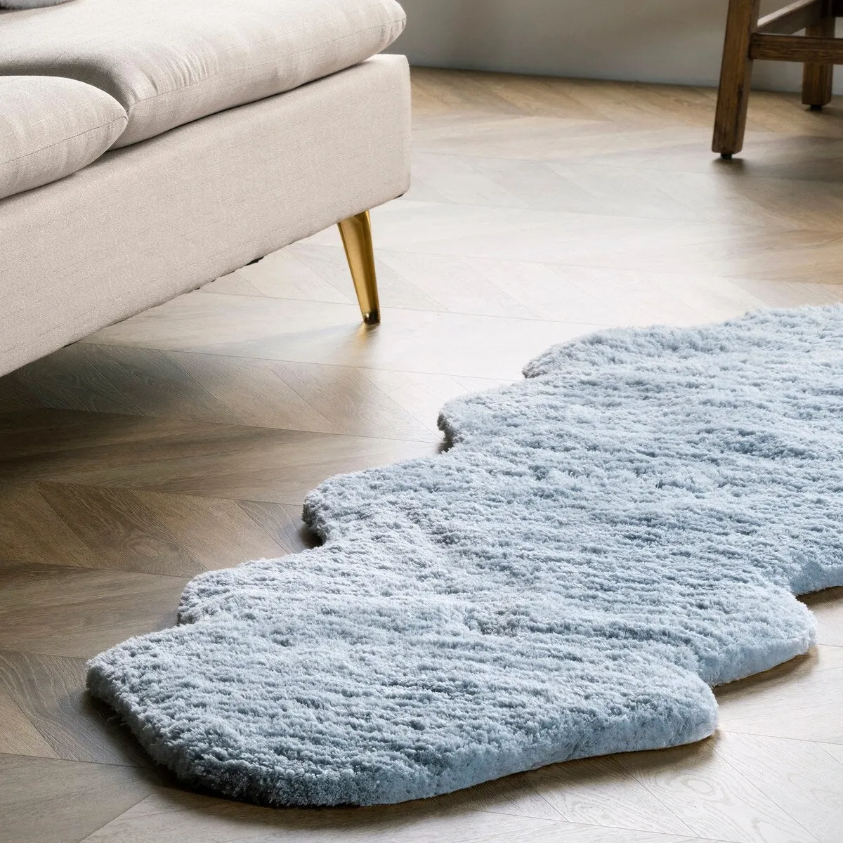 Nuloom Hand Tufted Double Pelt Faux Sheepskin Area Rug