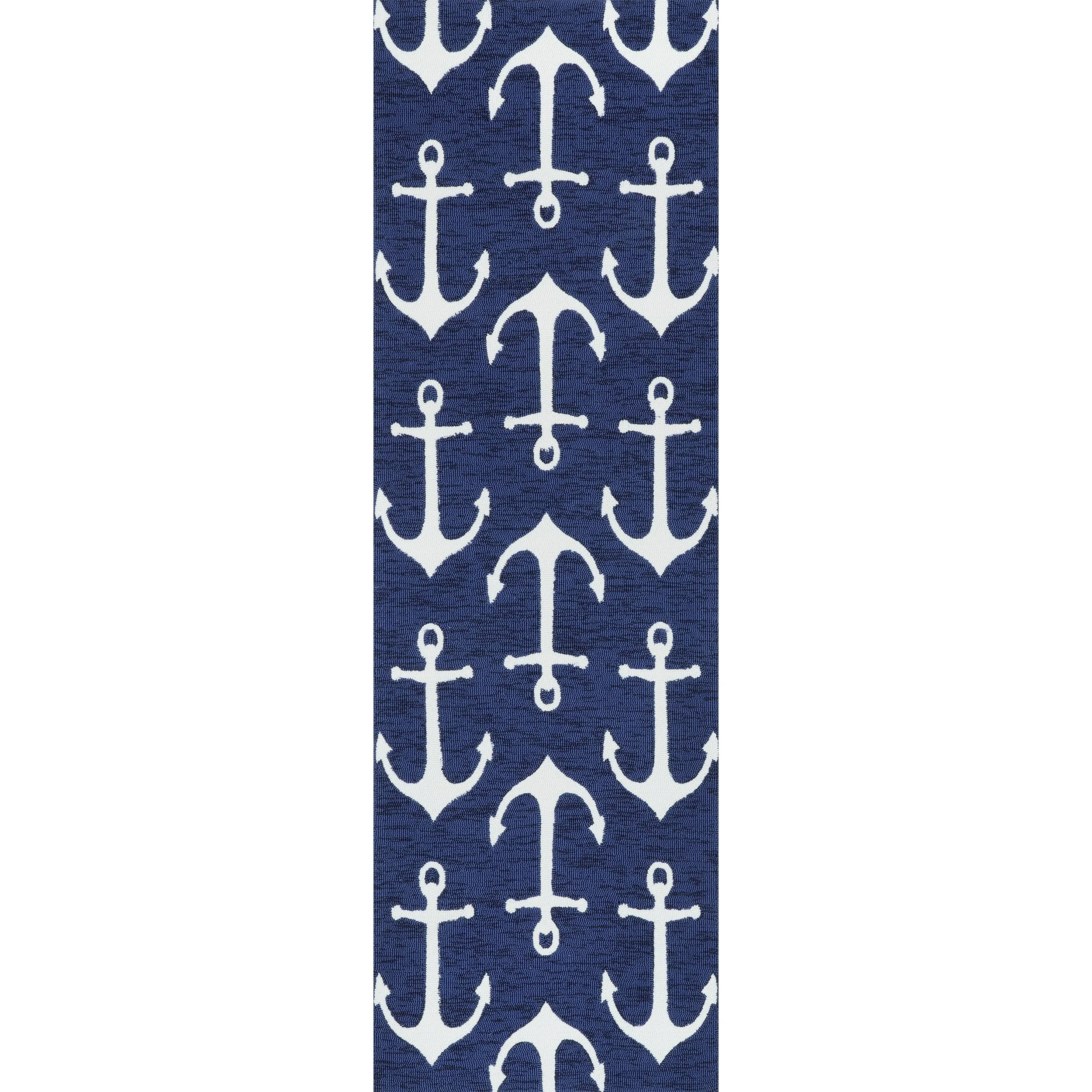 Nuloom Indoor/Outdoor Nautical Anchor Area Rug