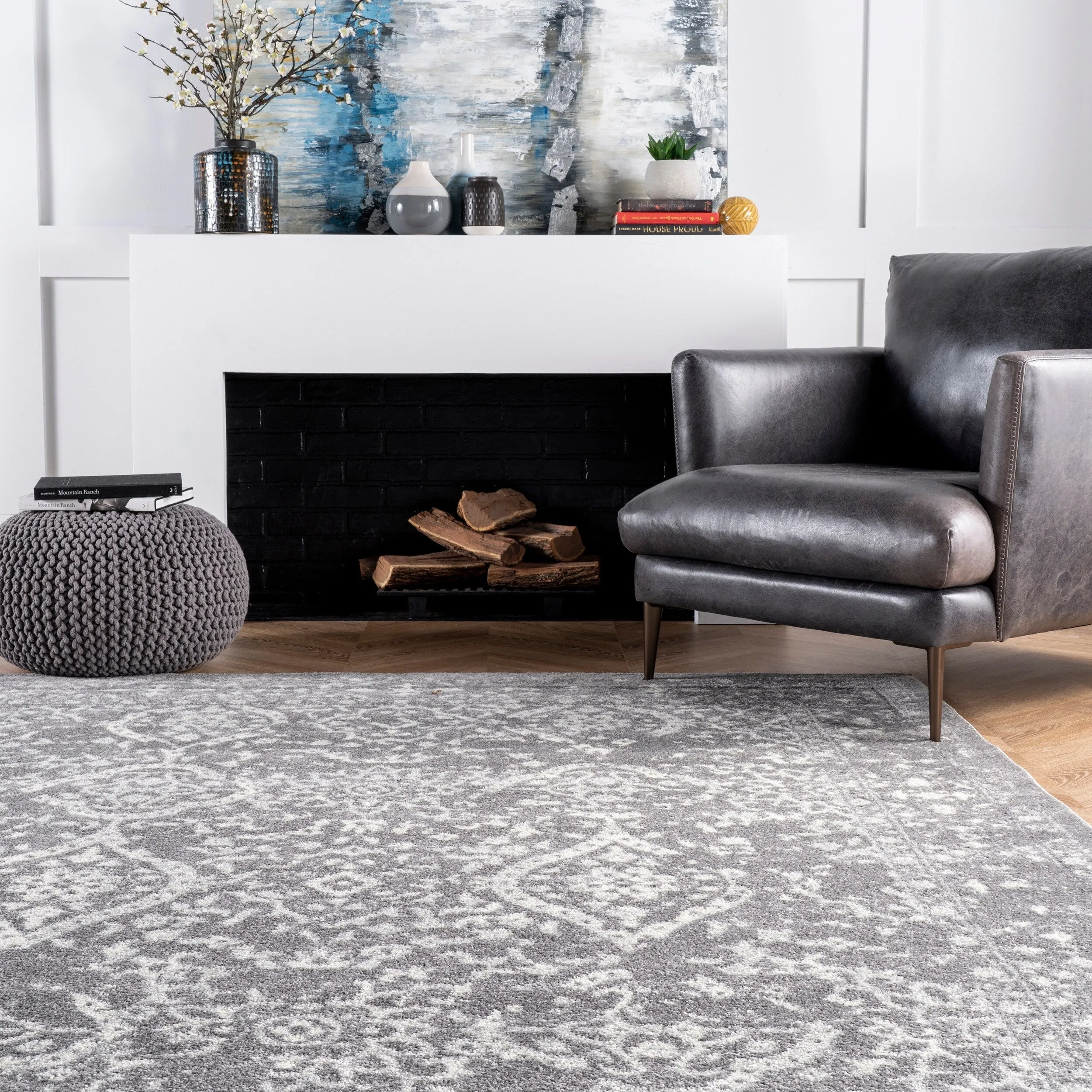 Nuloom Jacky Floral Vintage Area Rug