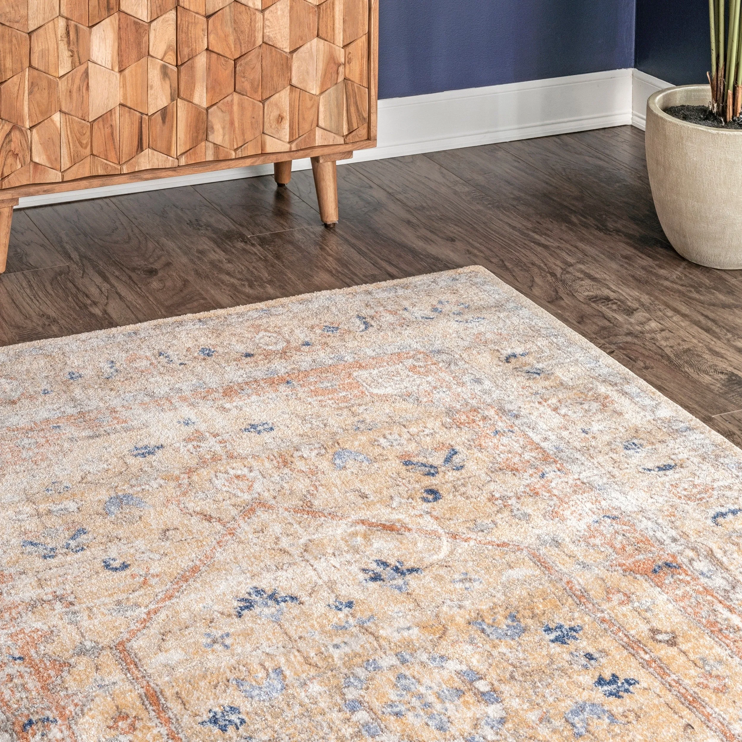 Nuloom Jacquie Vintage Floral Area Rug