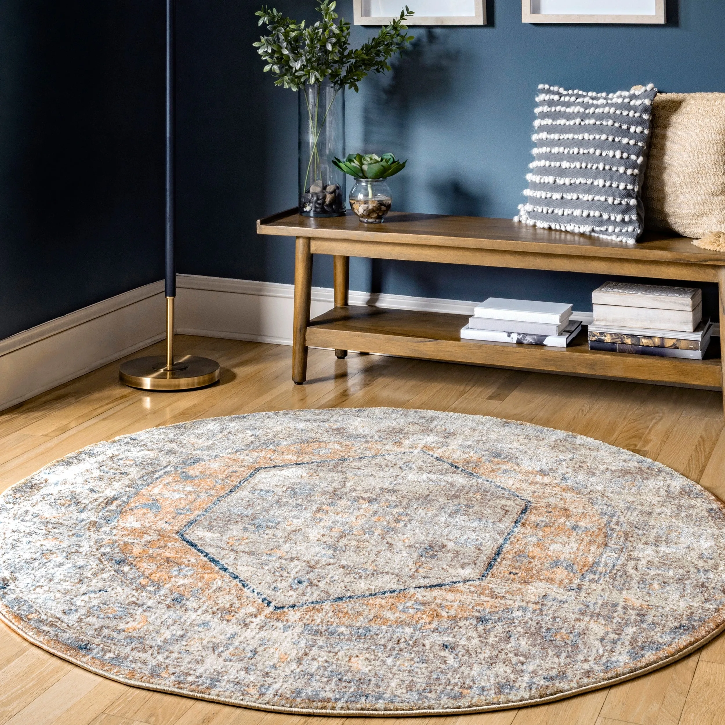 Nuloom Jacquie Vintage Floral Area Rug