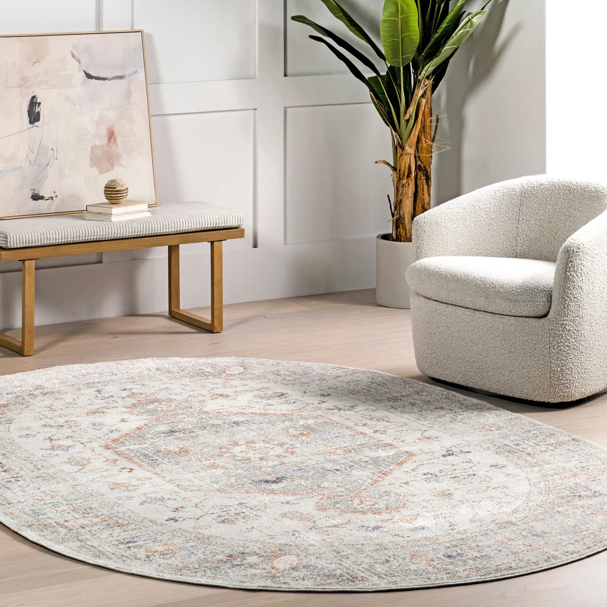 Nuloom Jacquie Vintage Floral Area Rug