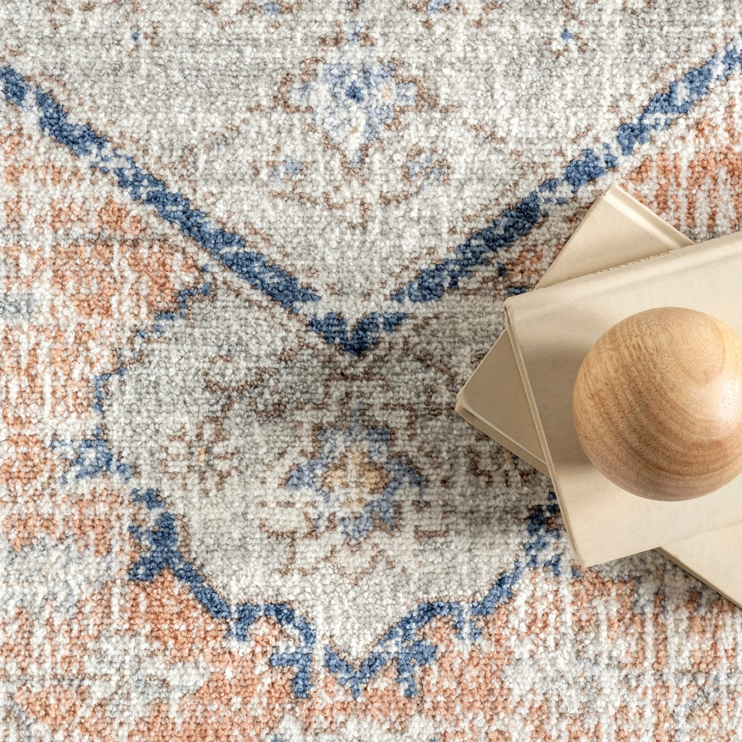 Nuloom Jacquie Vintage Floral Area Rug