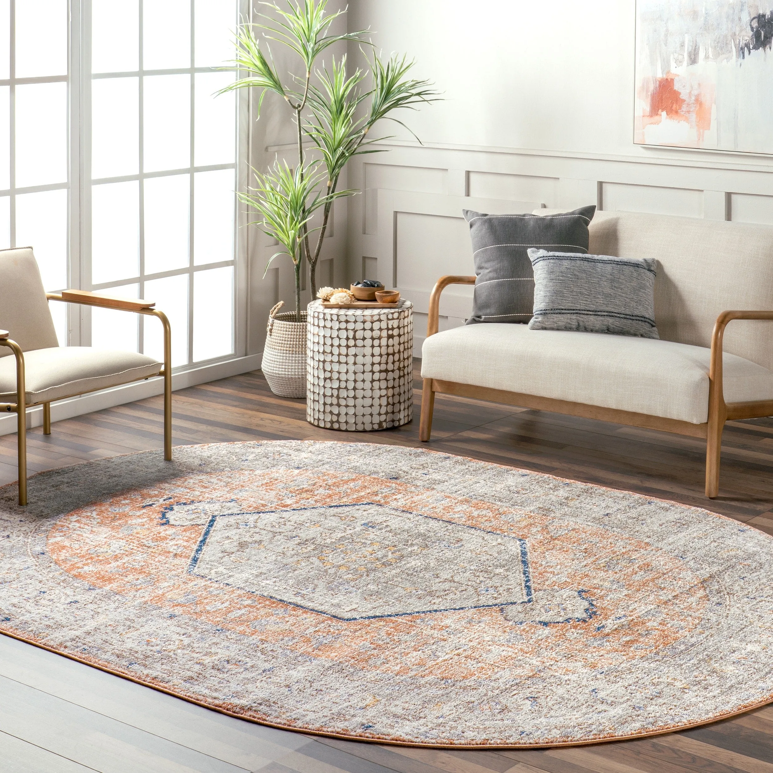 Nuloom Jacquie Vintage Floral Area Rug