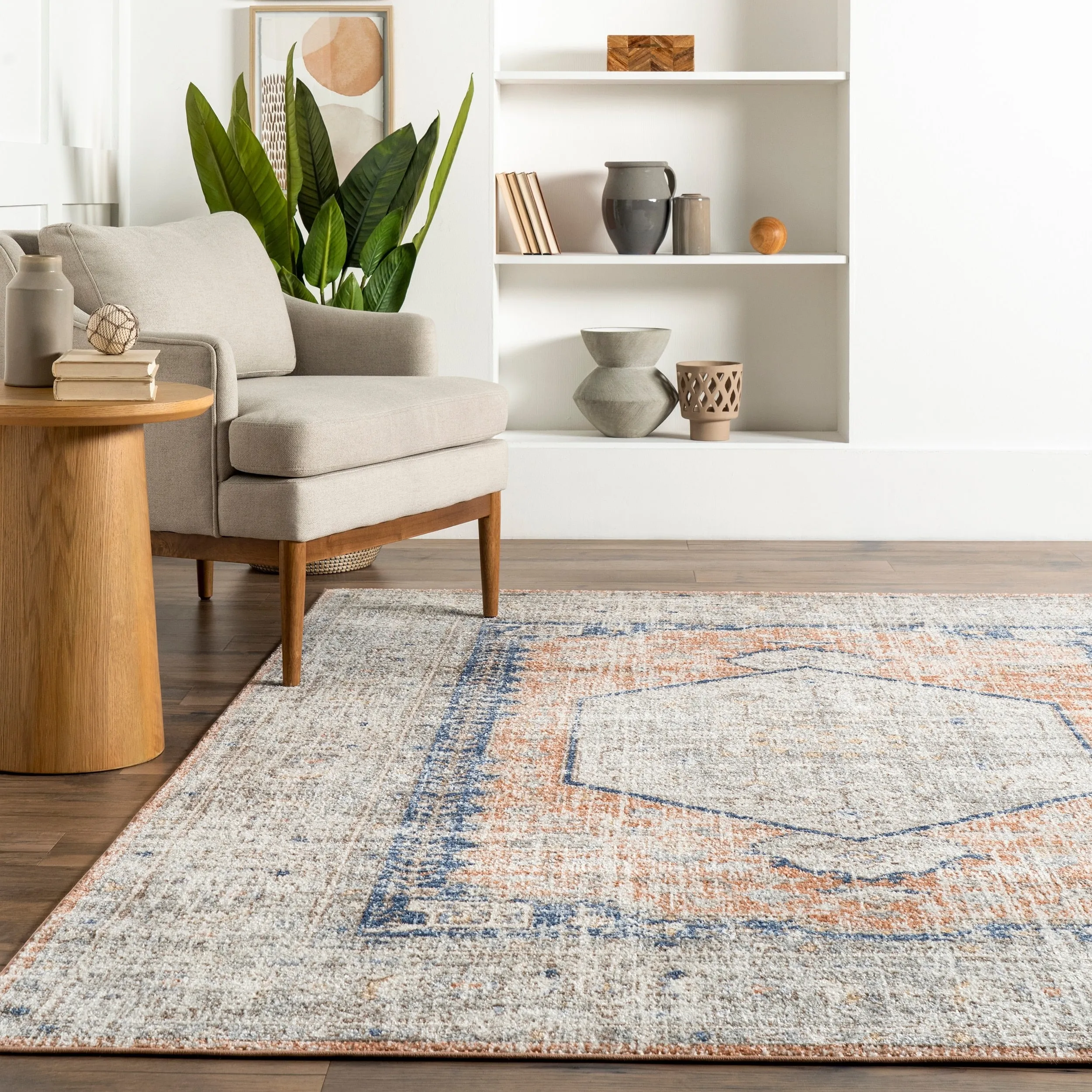 Nuloom Jacquie Vintage Floral Area Rug