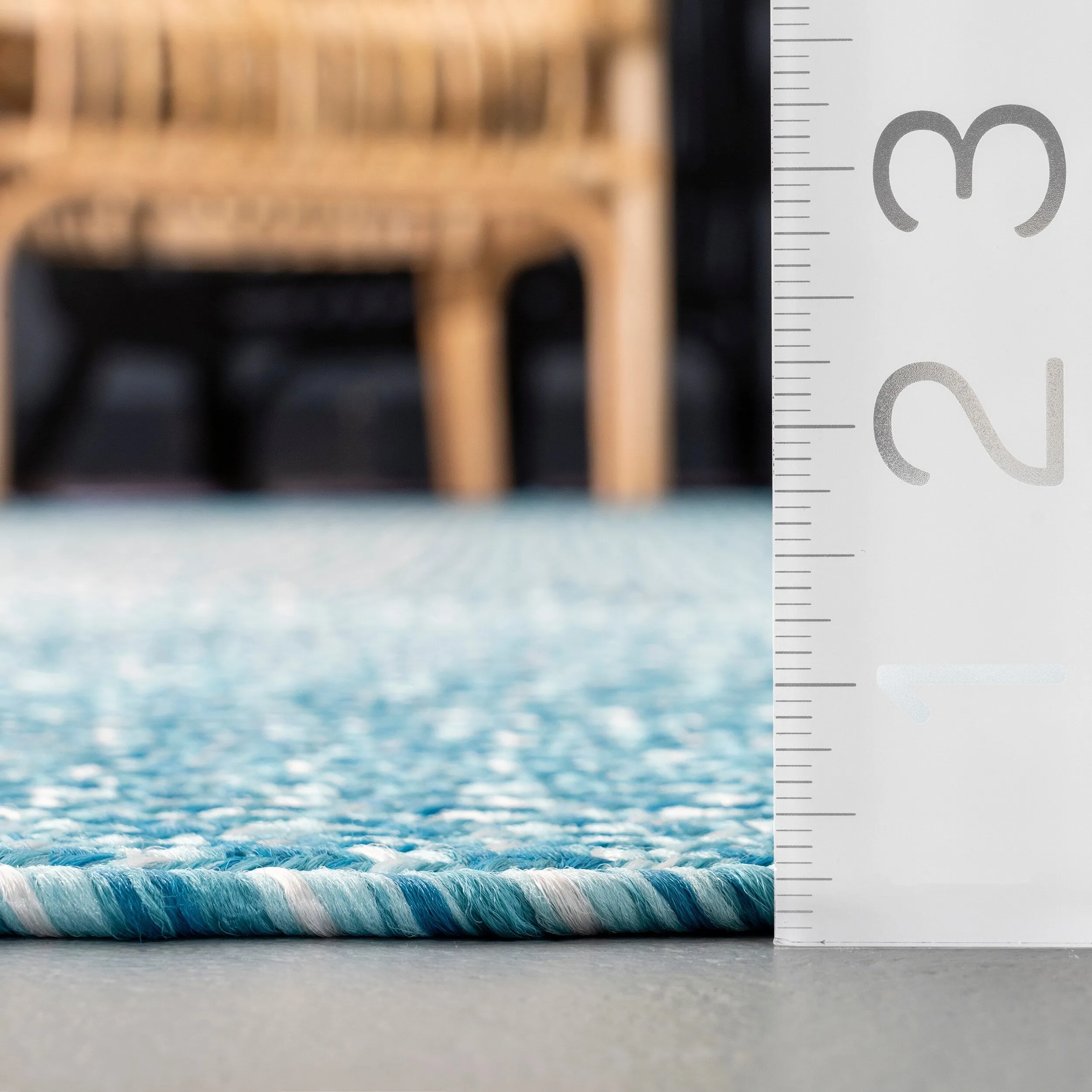 Nuloom Jayda Braided Ombre Indoor/Outdoor Area Rug