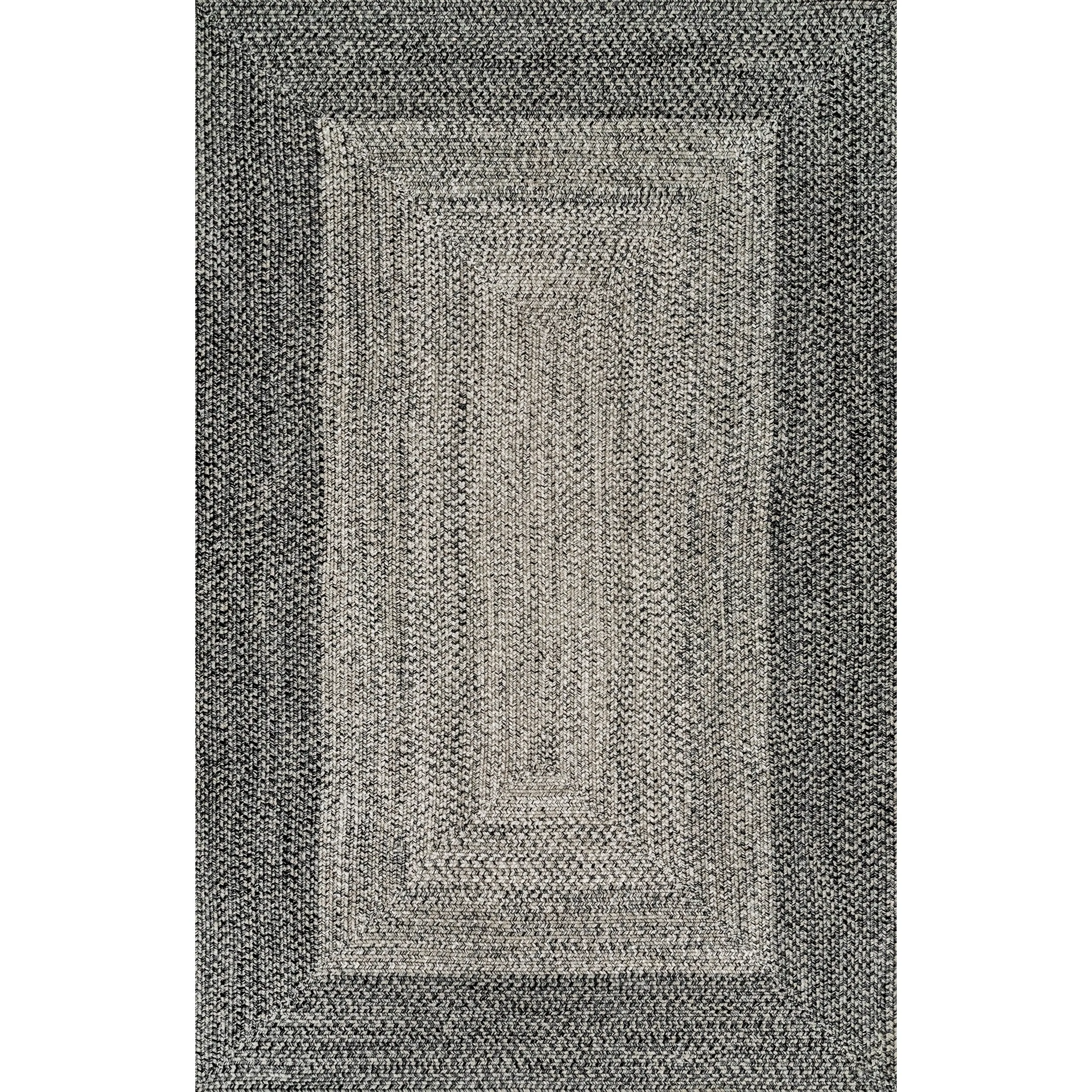 Nuloom Jayda Braided Ombre Indoor/Outdoor Area Rug