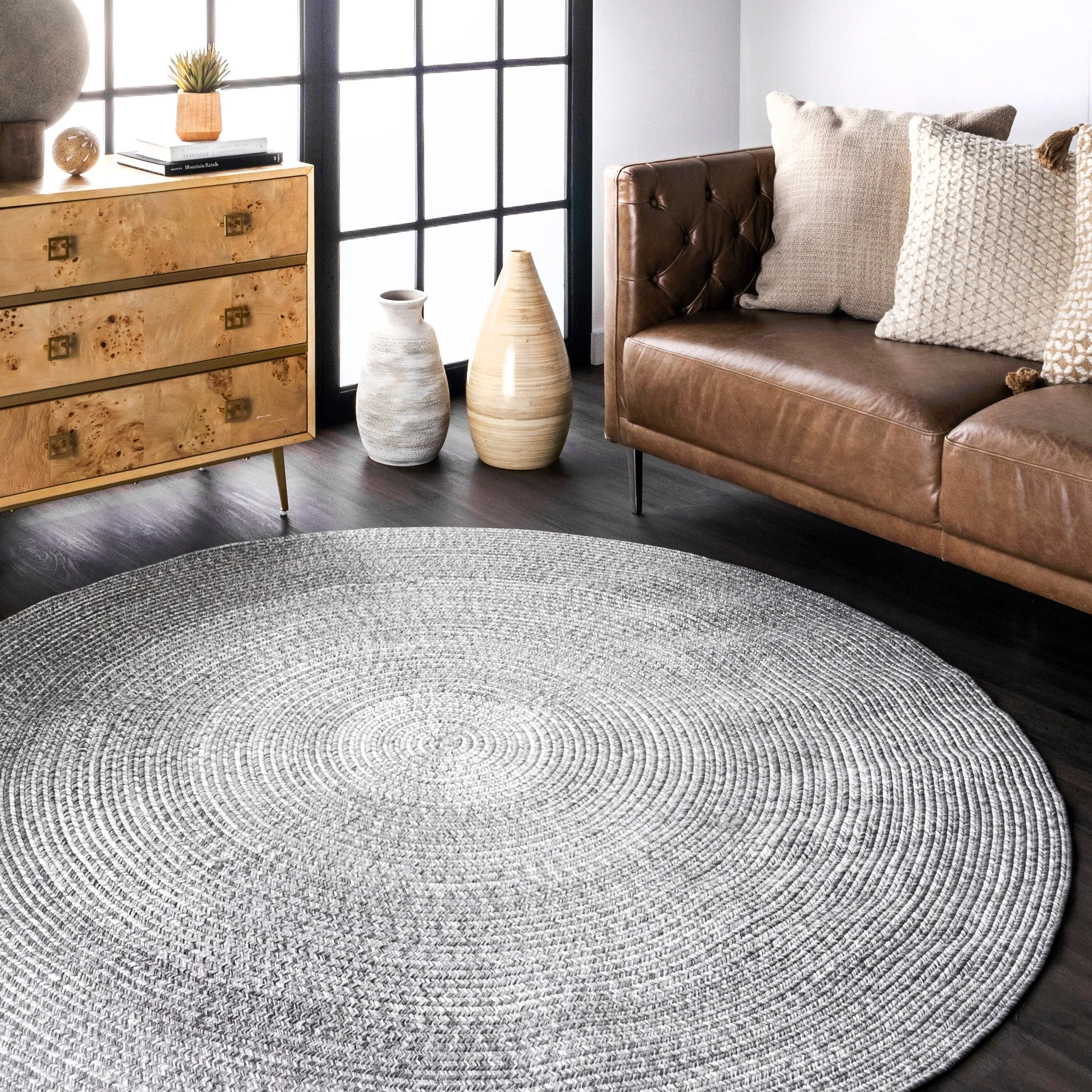 Nuloom Jayda Braided Ombre Indoor/Outdoor Area Rug