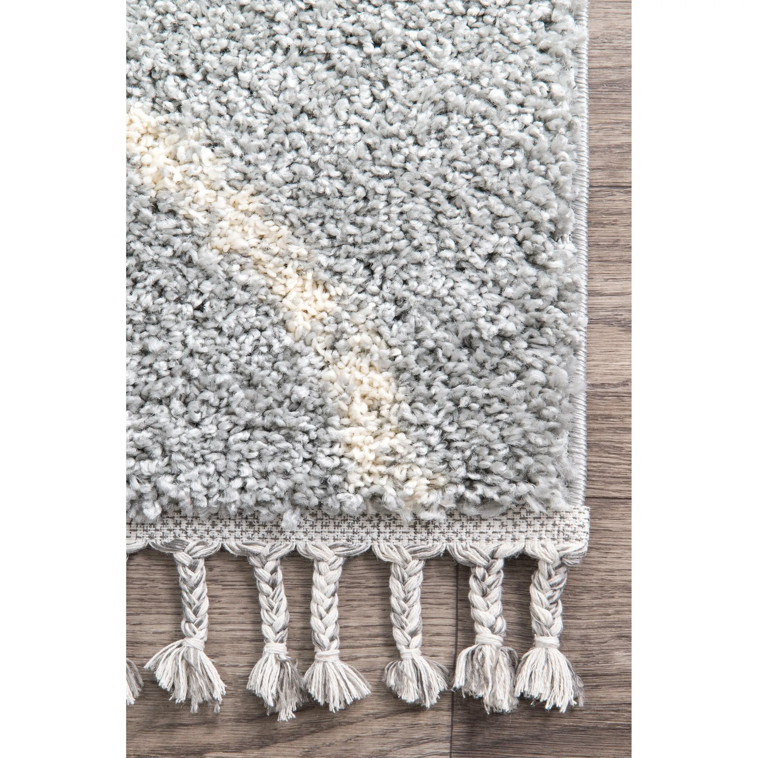 Nuloom Jessie Moroccan Lattice Tassel Area Rug