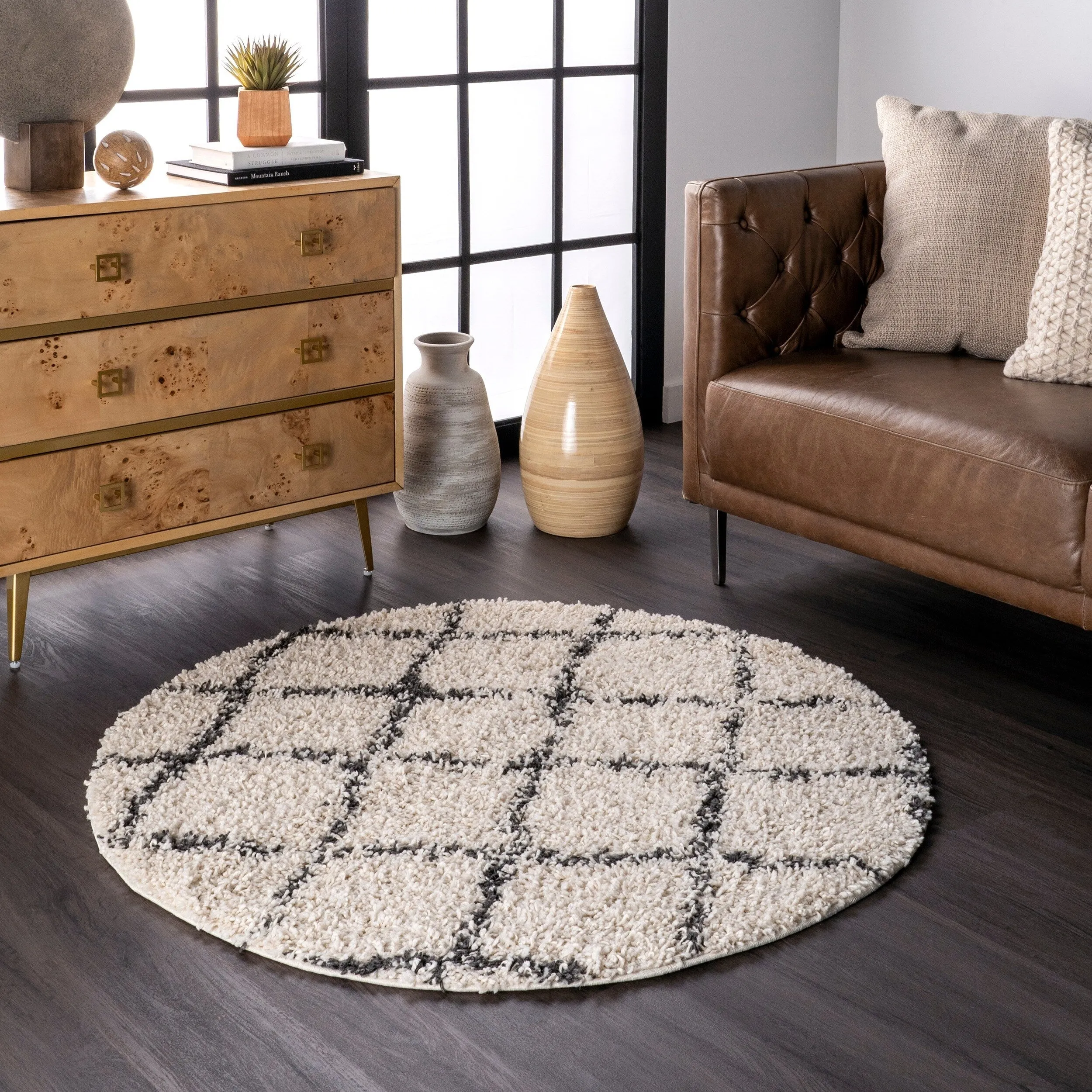 Nuloom Jessie Moroccan Lattice Tassel Area Rug