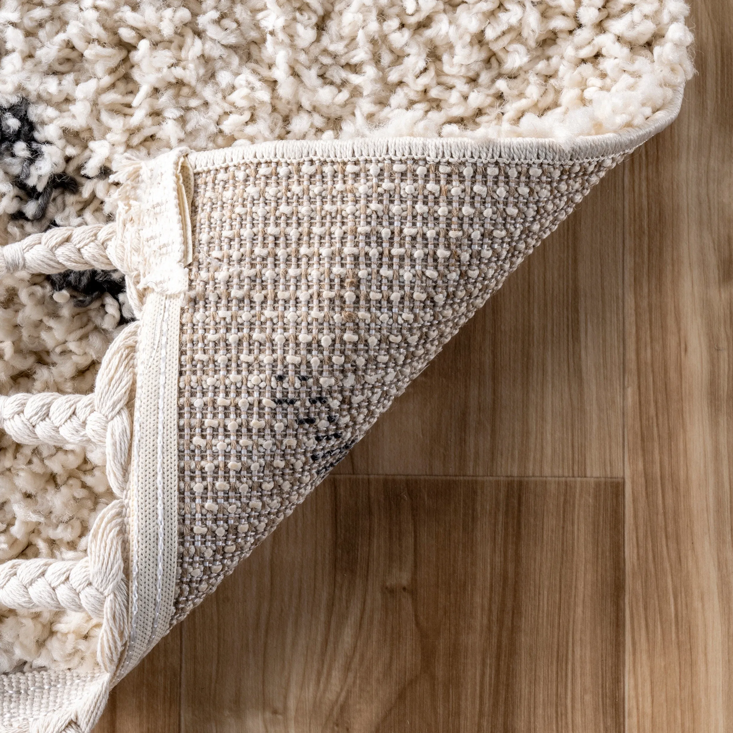 Nuloom Jessie Moroccan Lattice Tassel Area Rug