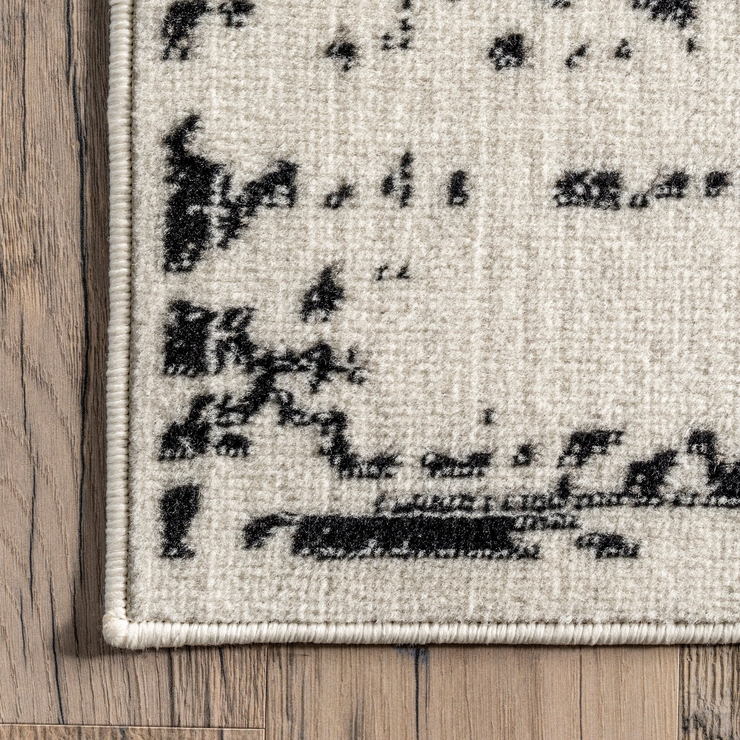 Nuloom Jordana Vintage Distressed Medallion Area Rug
