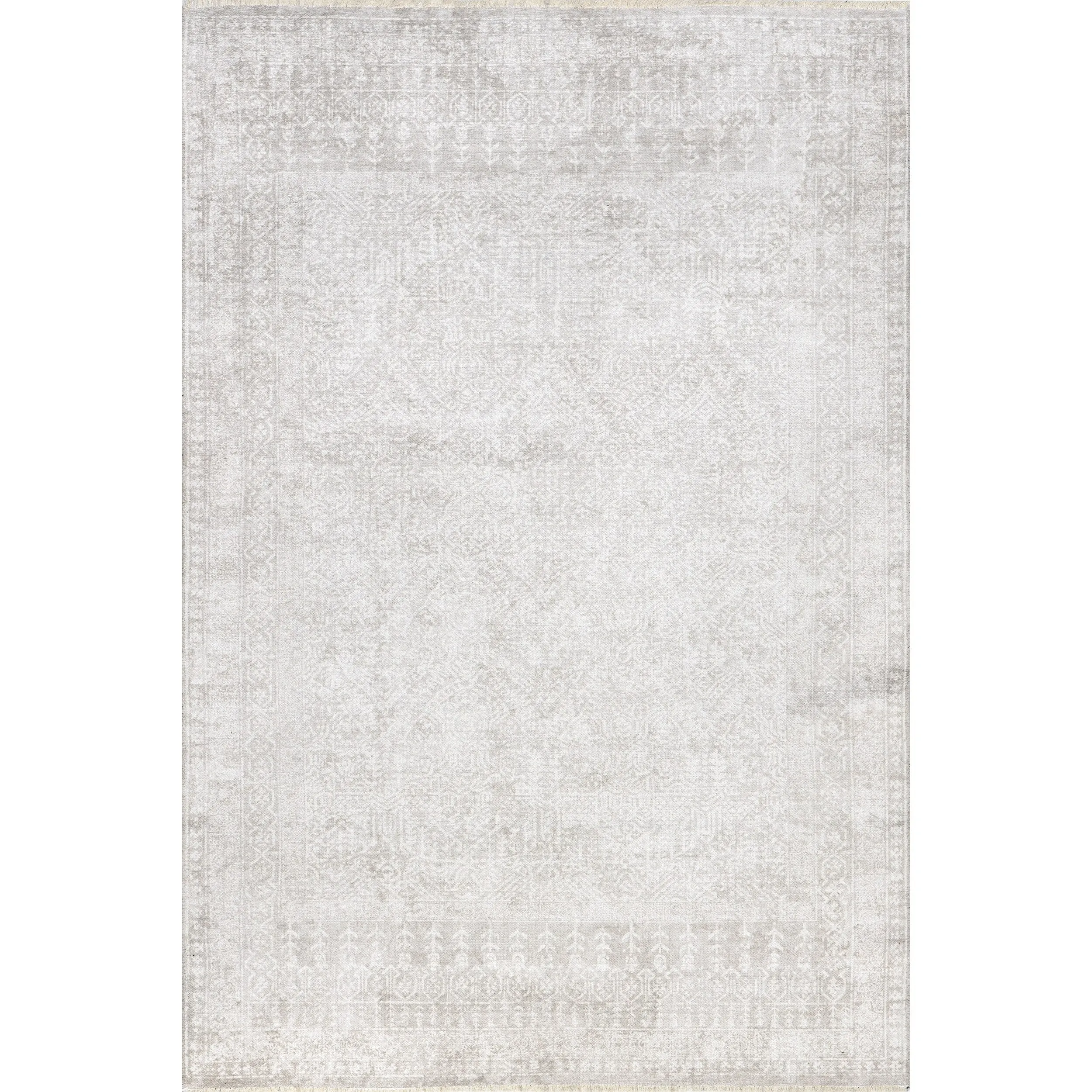 Nuloom Khaleesi SpinClean Medallion Machine Washable Area Rug