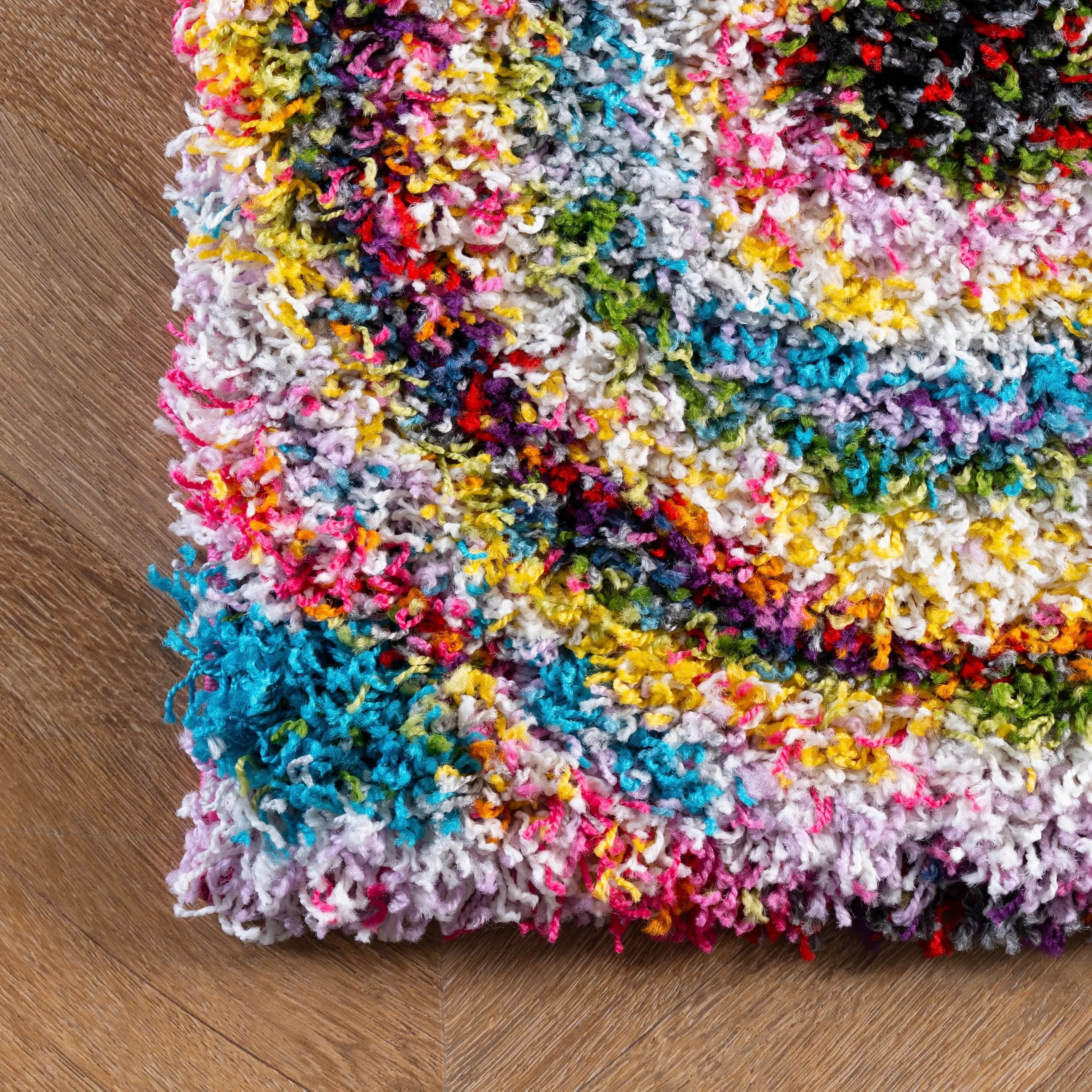 Nuloom Kindra Bohemian Circles Shag Area Rug