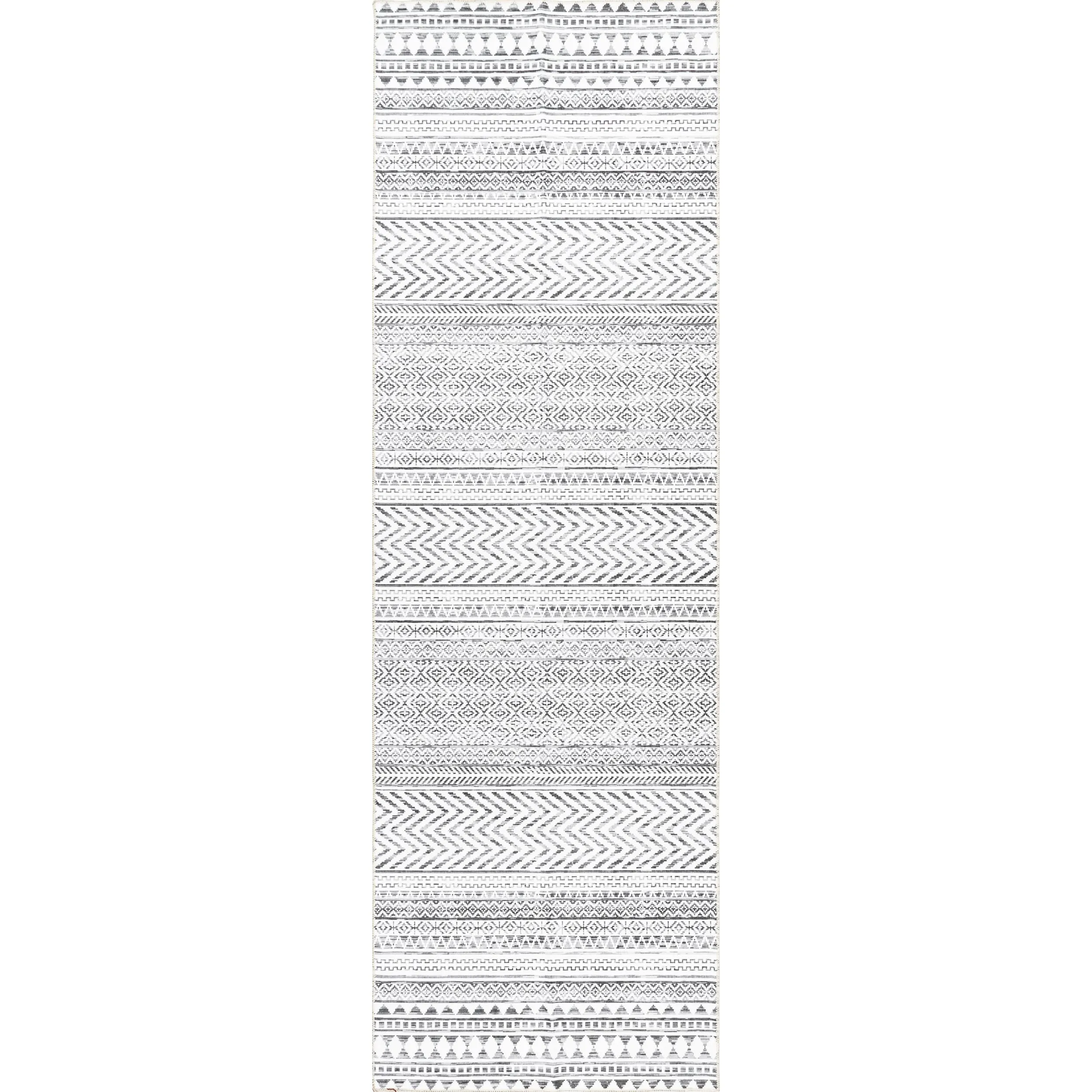 Nuloom Kira SpinClean Machine Washable Tribal Geometric Area Rug