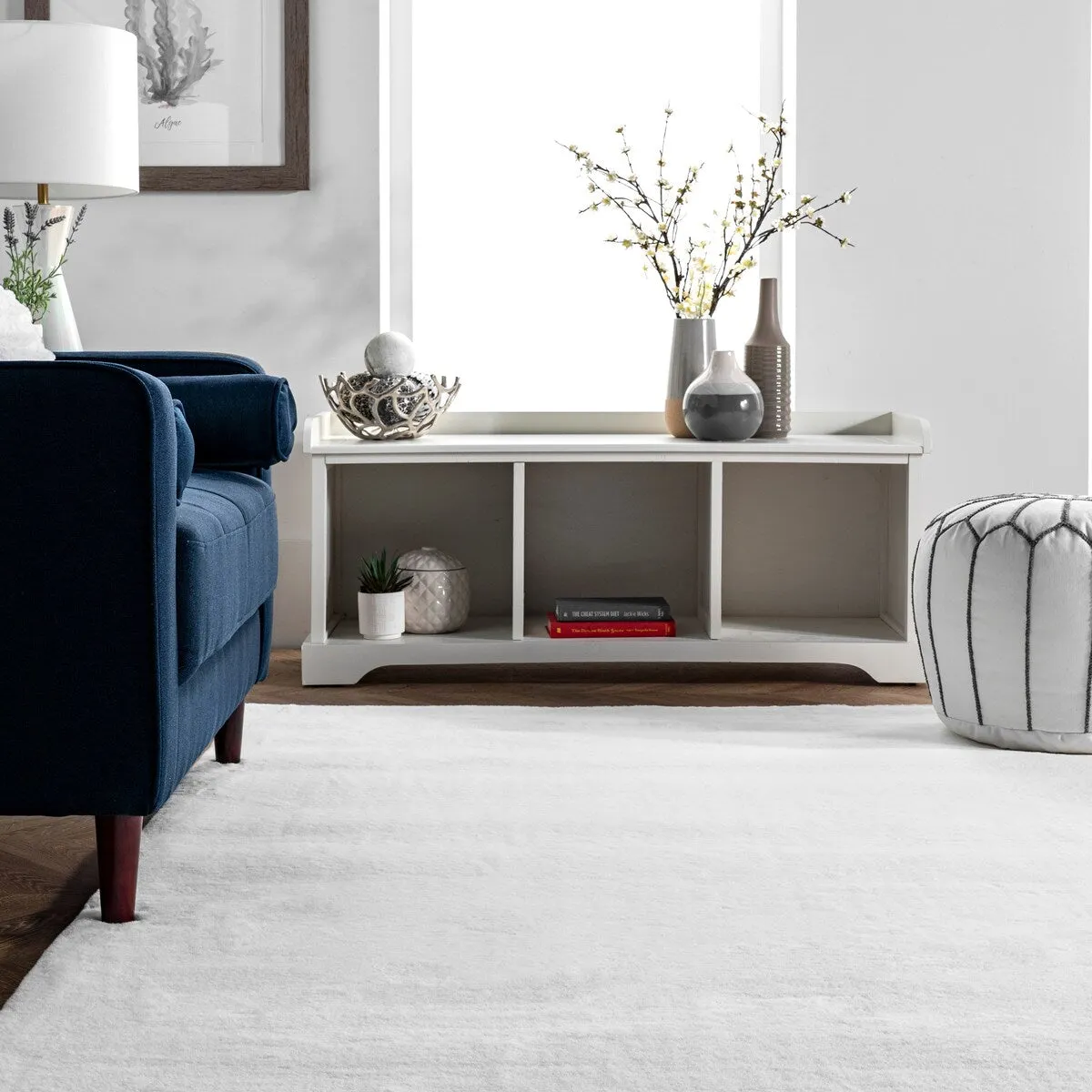 Nuloom Layne Soft Silky Faux Rabbit Fur Area Rug