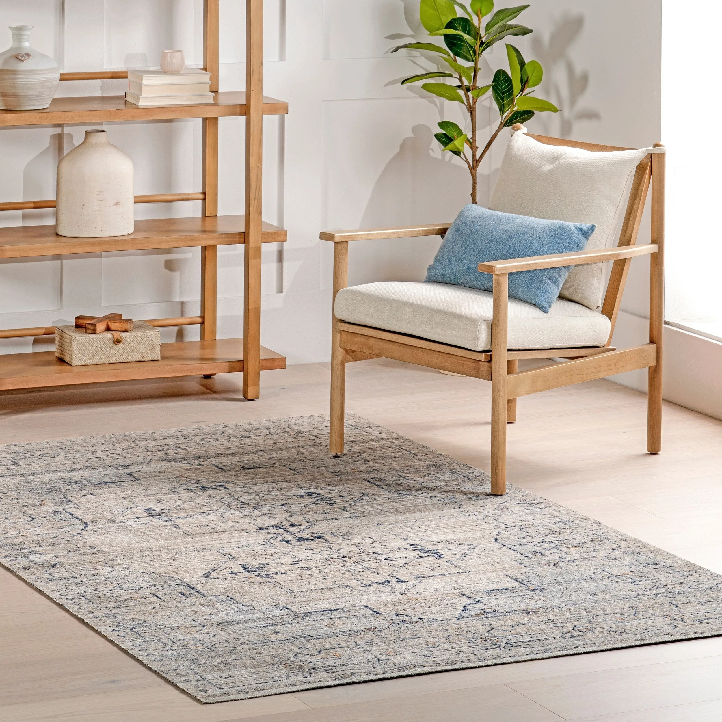 Nuloom Lolita Faded Machine Washable Indoor/Outdoor Area Rug
