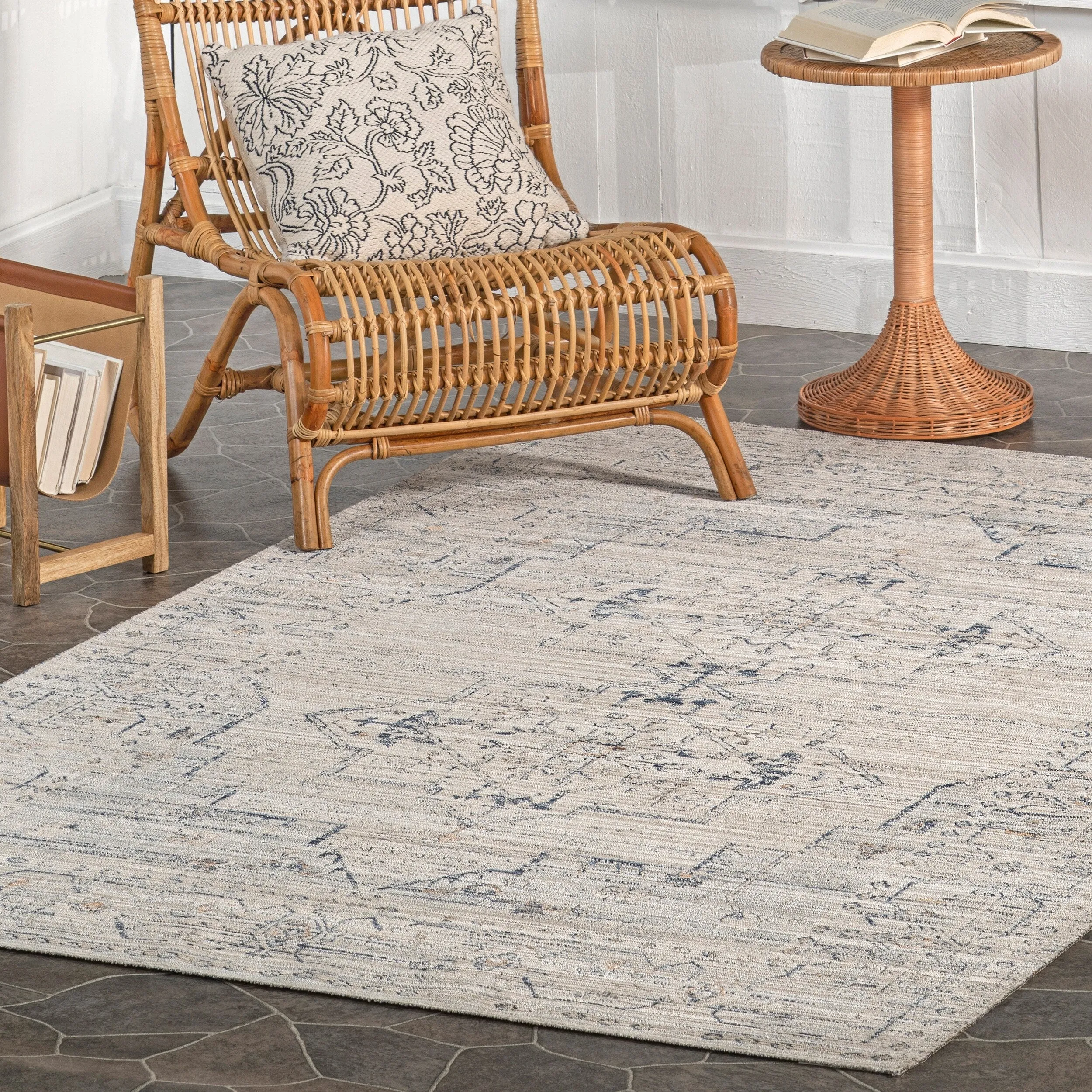 Nuloom Lolita Faded Machine Washable Indoor/Outdoor Area Rug
