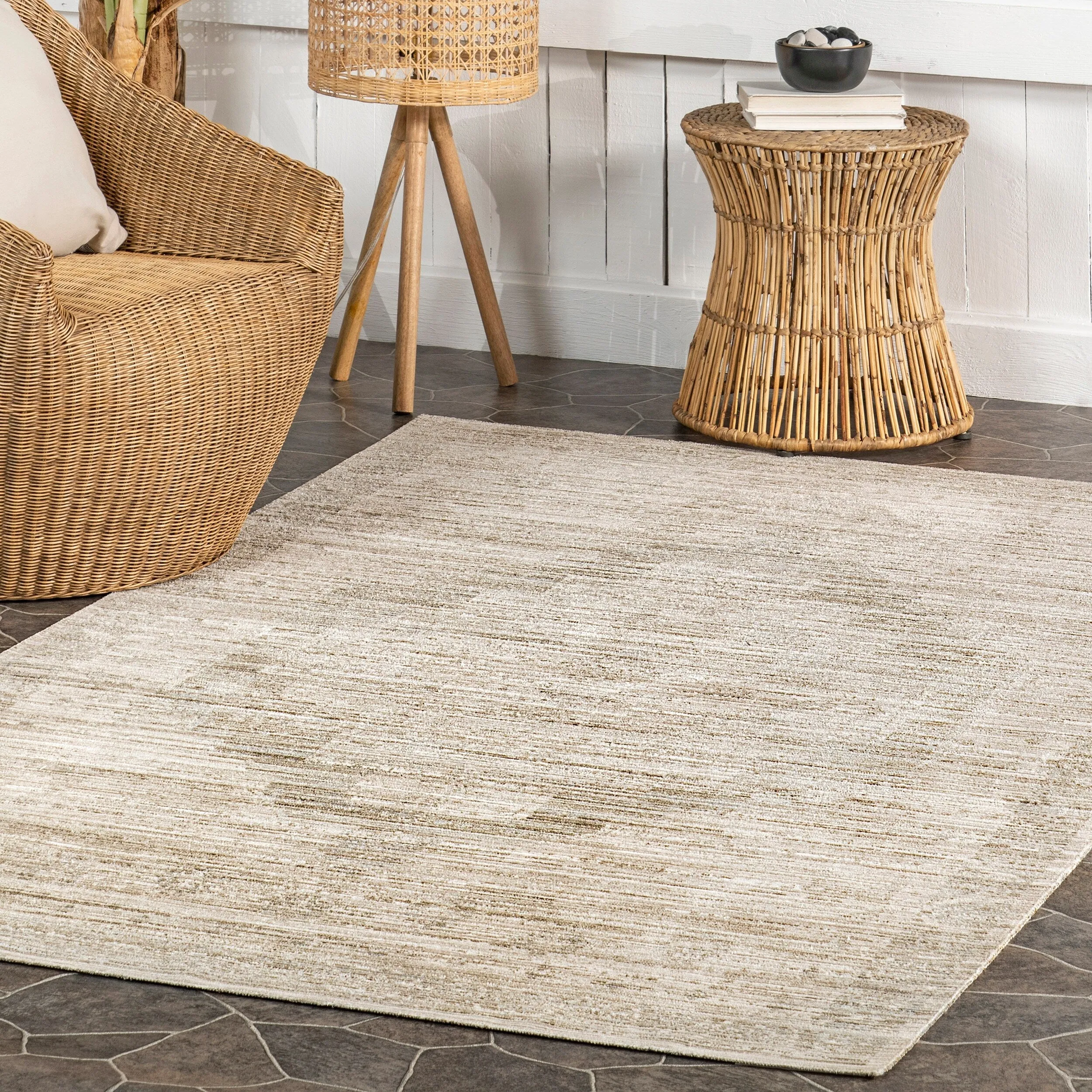 Nuloom Lotus Vintage Machine Washable Indoor/Outdoor Area Rug