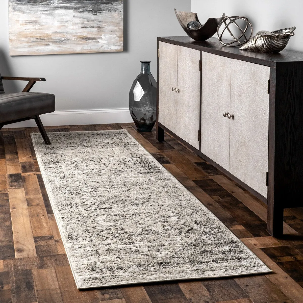 Nuloom Madisson Vintage Faded Medallion Area Rug
