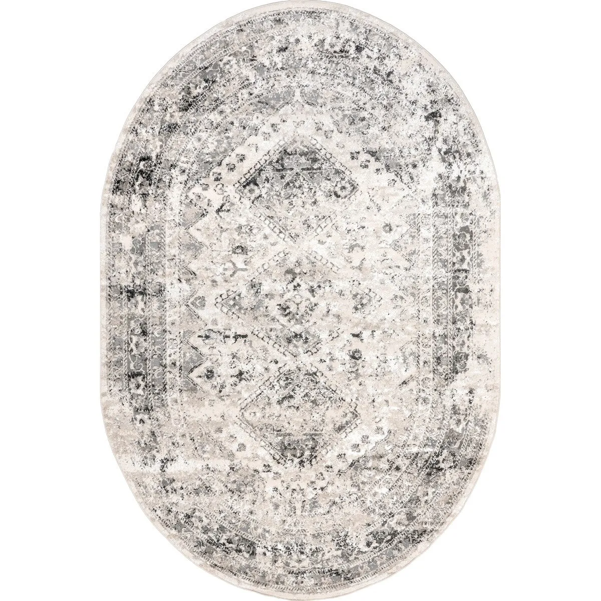 Nuloom Madisson Vintage Faded Medallion Area Rug