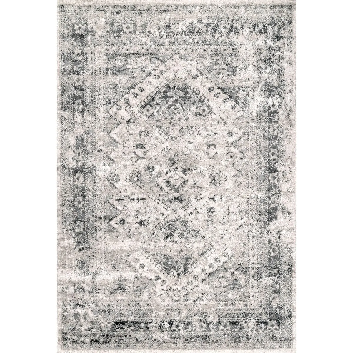 Nuloom Madisson Vintage Faded Medallion Area Rug