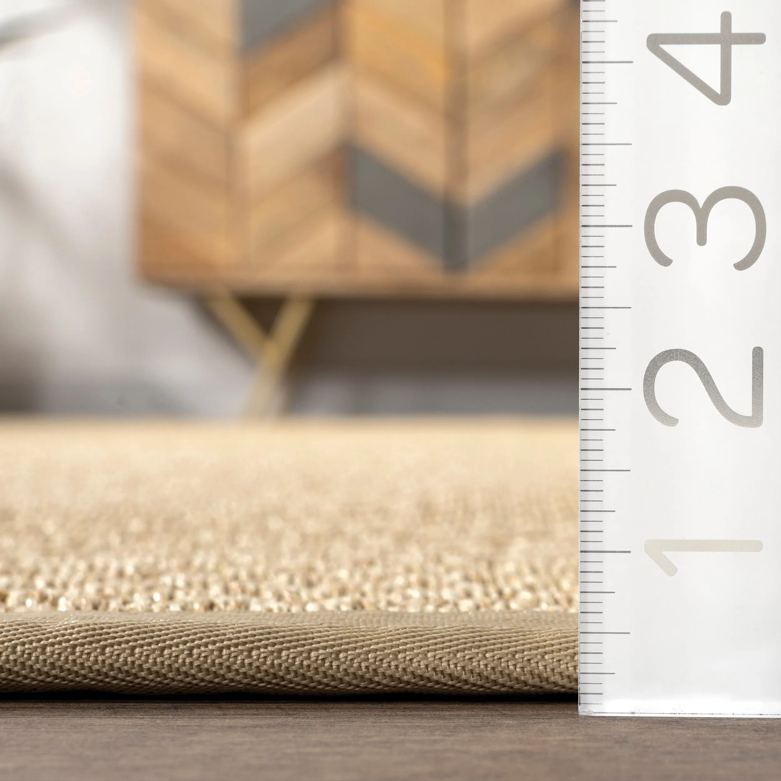 Nuloom Meena Faux Seagrass Bordered Indoor/Outdoor Area Rug