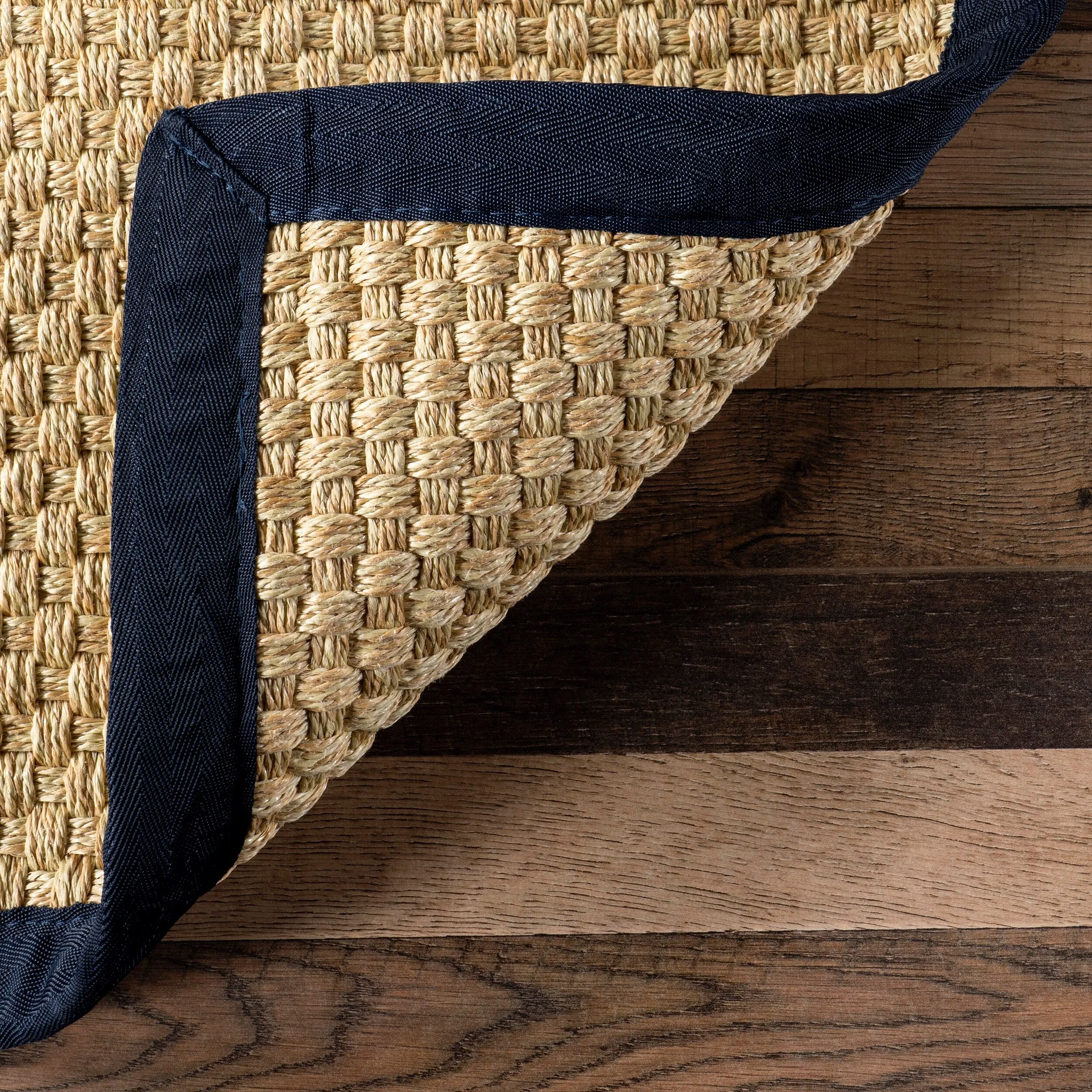 Nuloom Meena Faux Seagrass Bordered Indoor/Outdoor Area Rug
