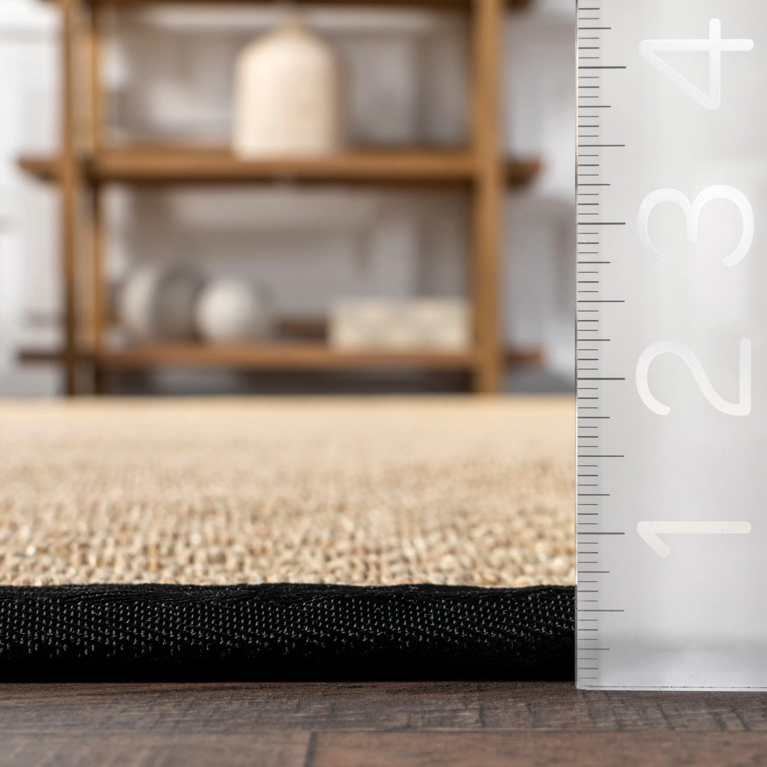 Nuloom Meena Faux Seagrass Bordered Indoor/Outdoor Area Rug