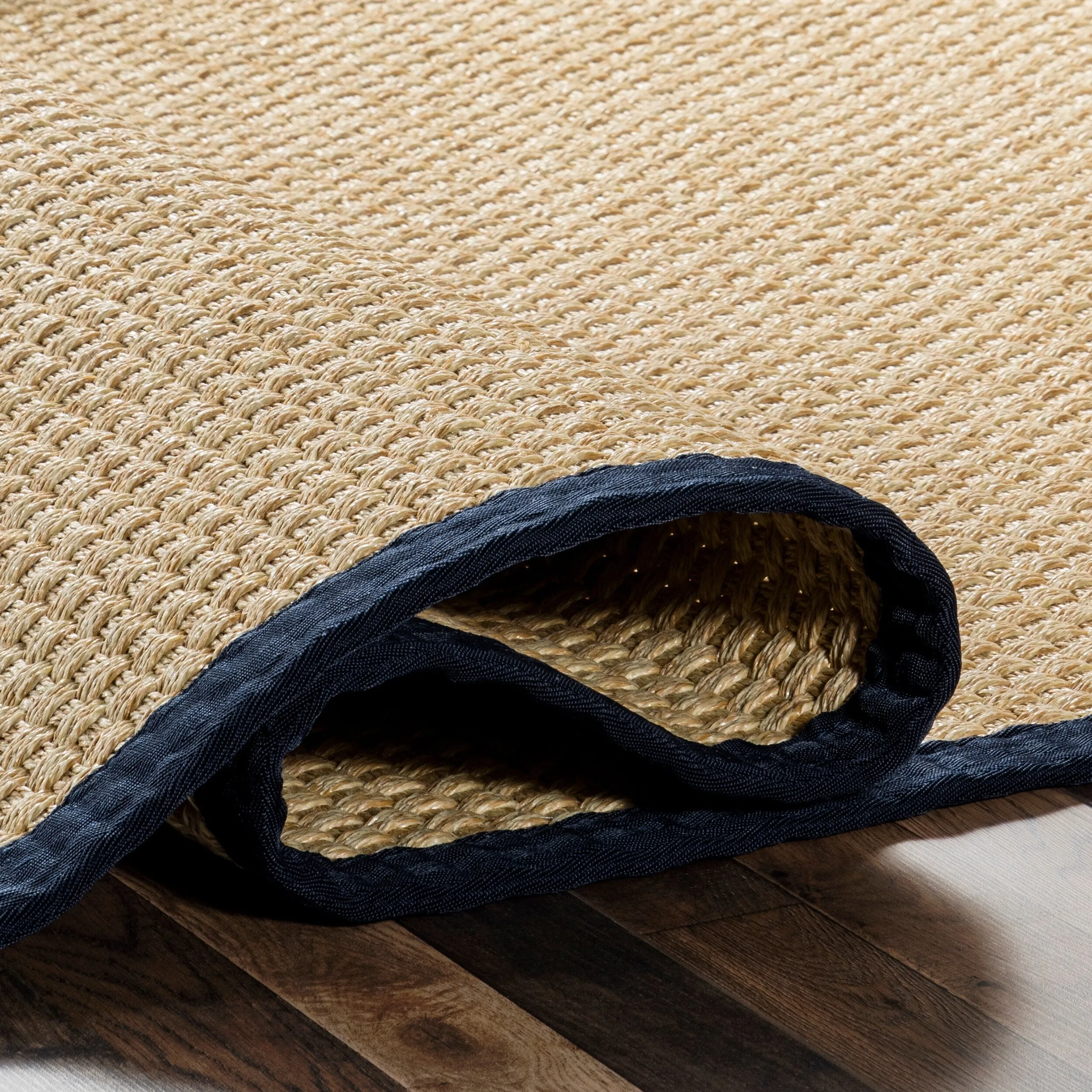 Nuloom Meena Faux Seagrass Bordered Indoor/Outdoor Area Rug