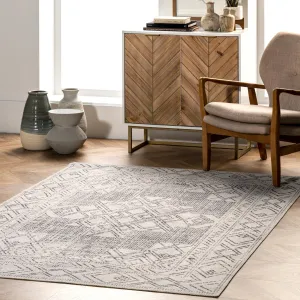 Nuloom Mia SpinClean Machine Washable Geometric Medallion Area Rug