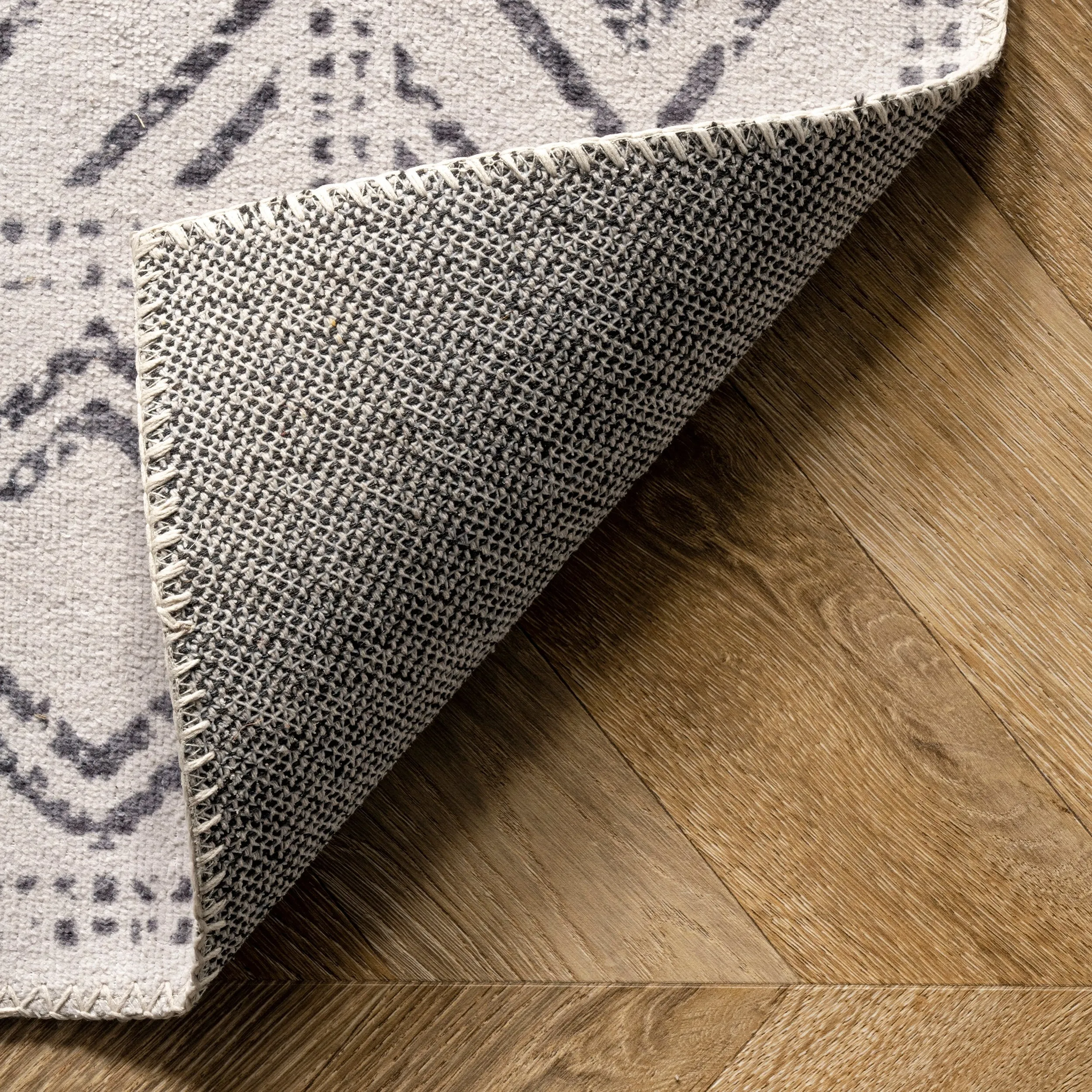 Nuloom Mia SpinClean Machine Washable Geometric Medallion Area Rug