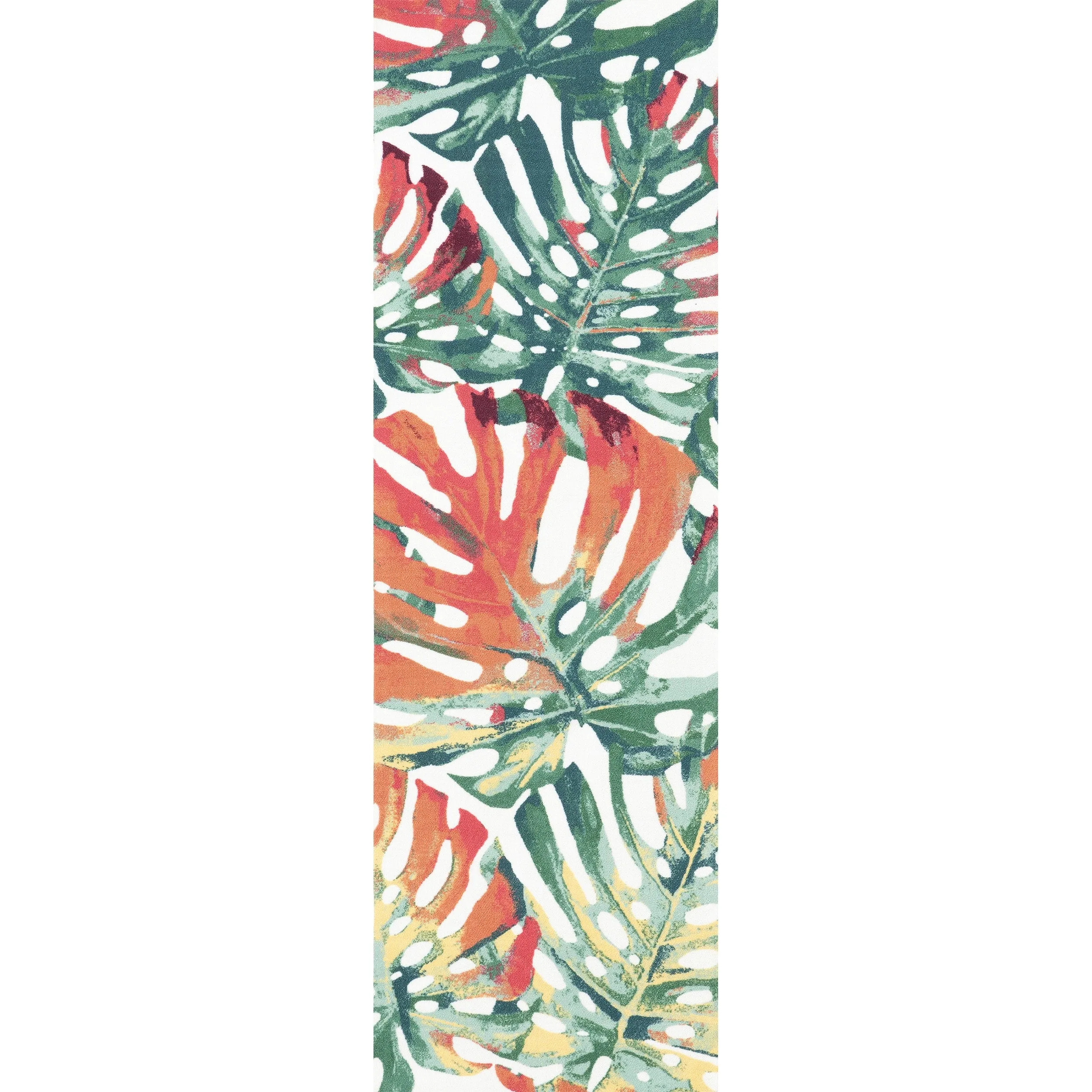Nuloom Multi Indoor/ Outdoor Contemporary Tropical Palm Leaf Area Rug