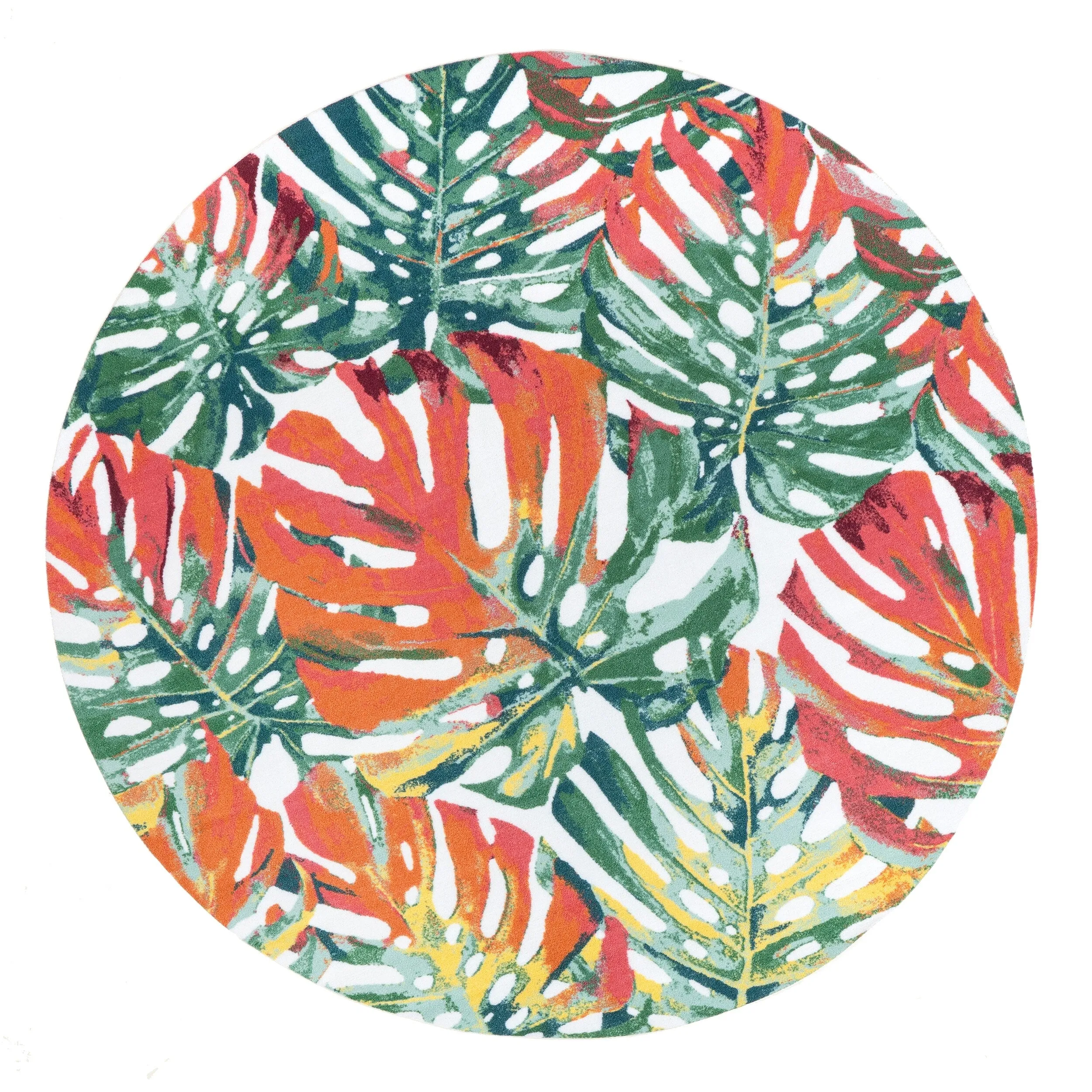 Nuloom Multi Indoor/ Outdoor Contemporary Tropical Palm Leaf Area Rug