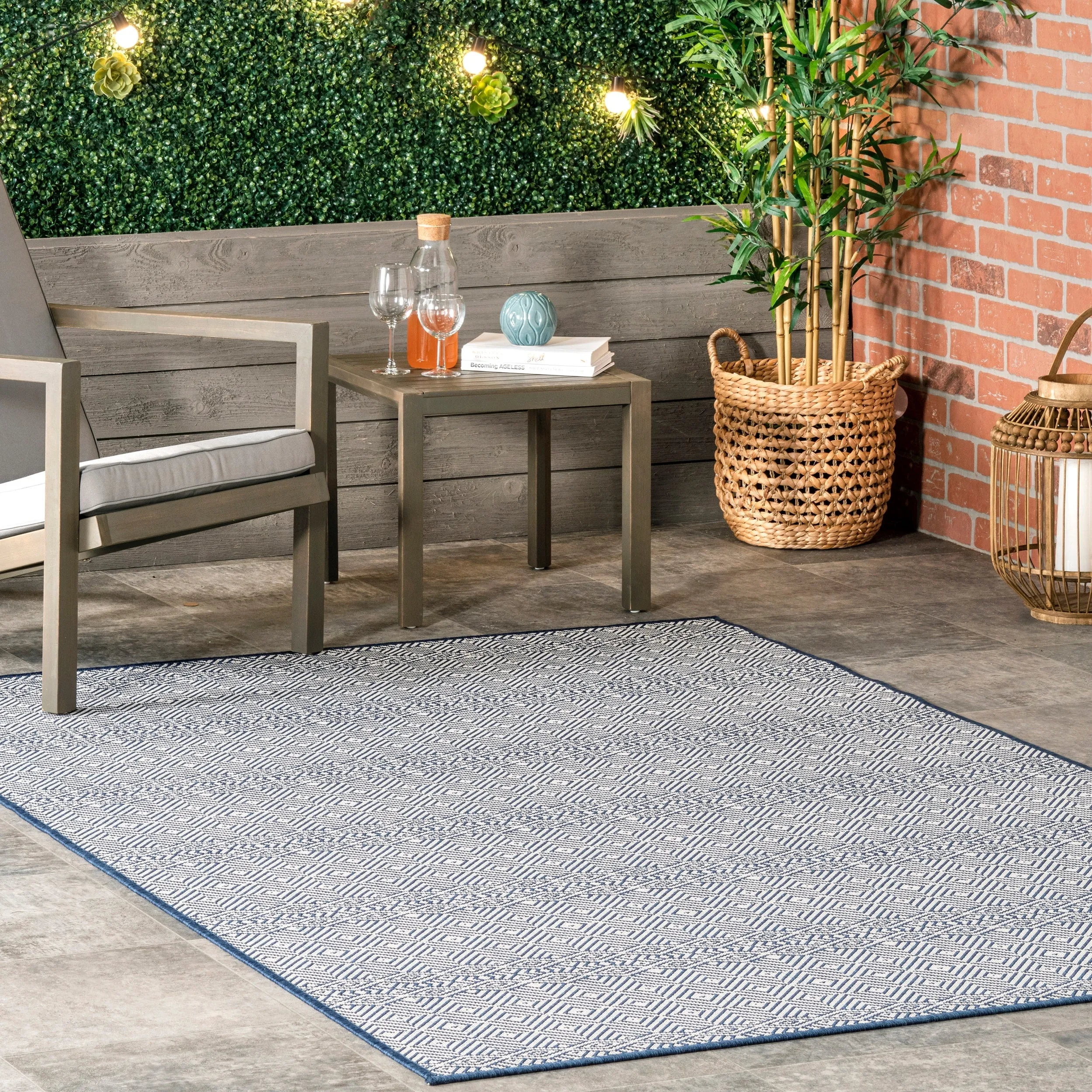 Nuloom Paloma Abstract Geometric Indoor/Outdoor Area Rug