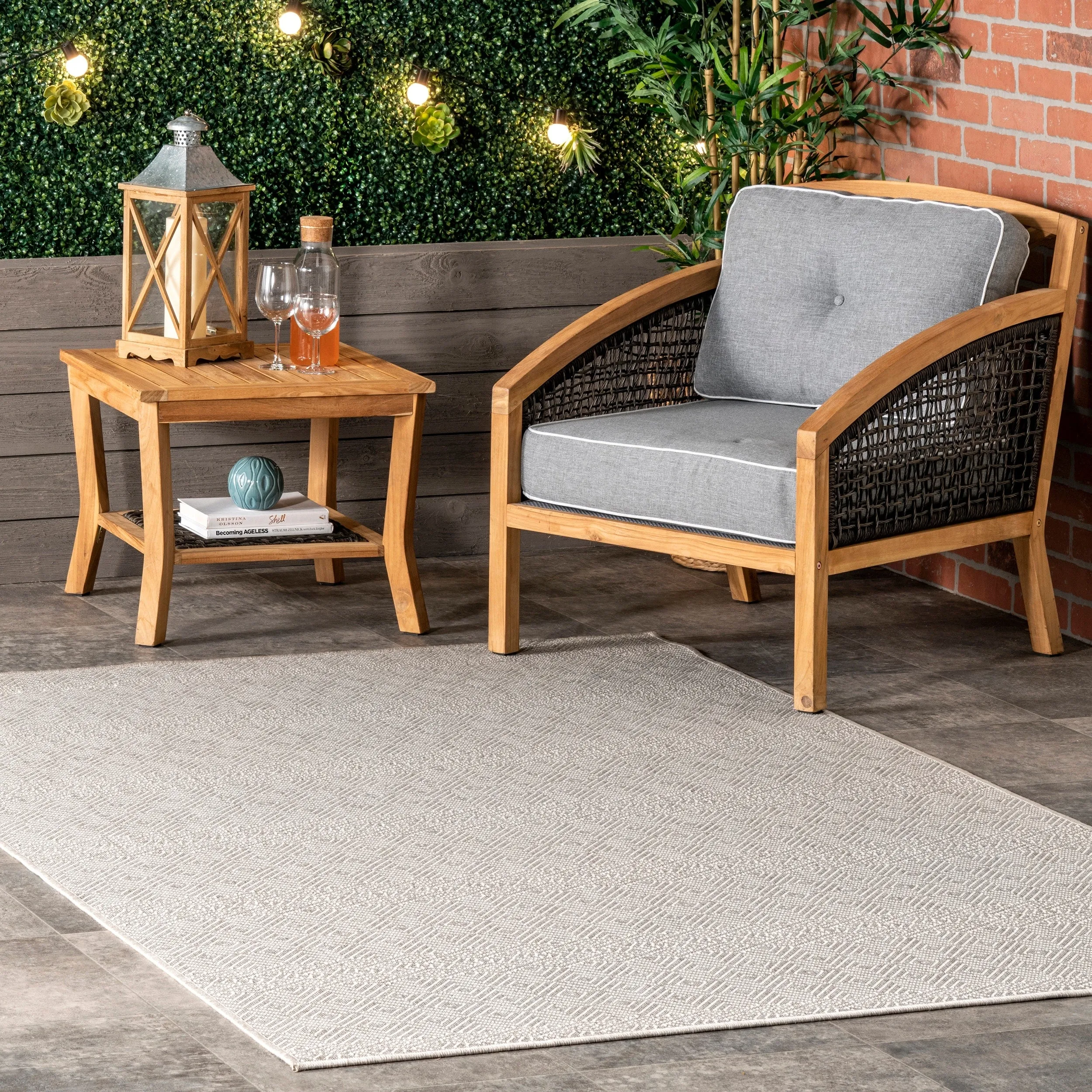 Nuloom Paloma Abstract Geometric Indoor/Outdoor Area Rug