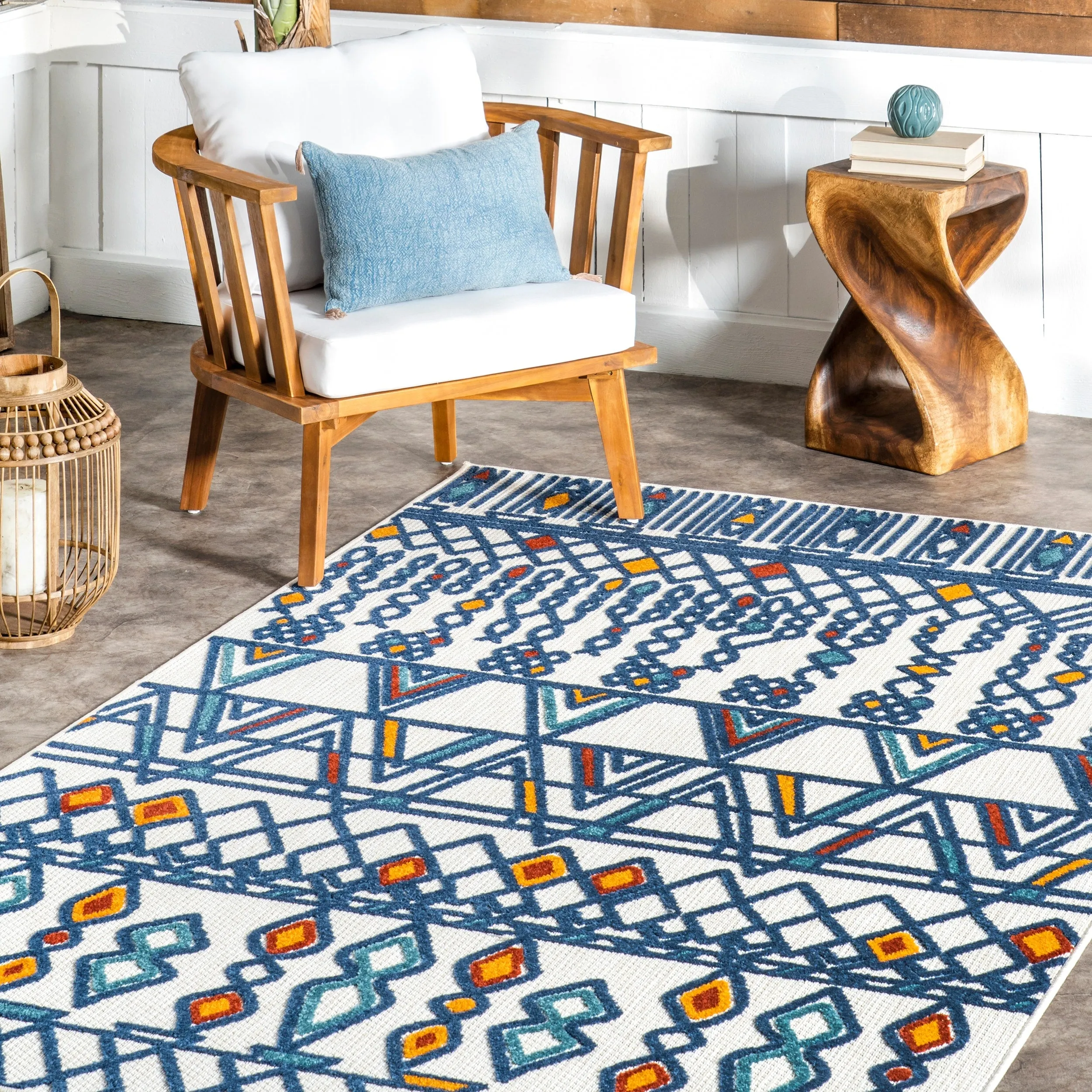 Nuloom Pennie Moroccan Transitional Indoor/Outdoor Area Rug