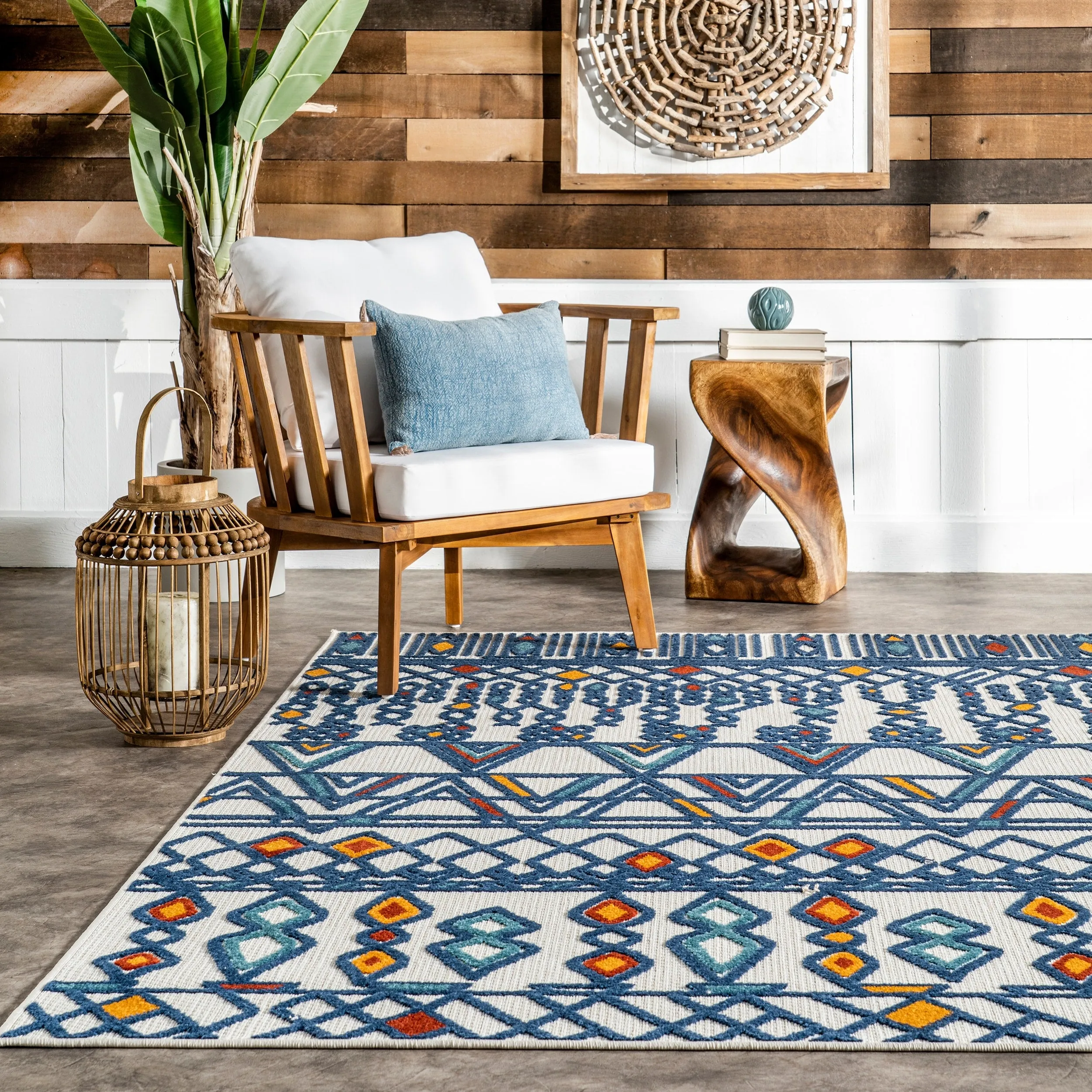 Nuloom Pennie Moroccan Transitional Indoor/Outdoor Area Rug