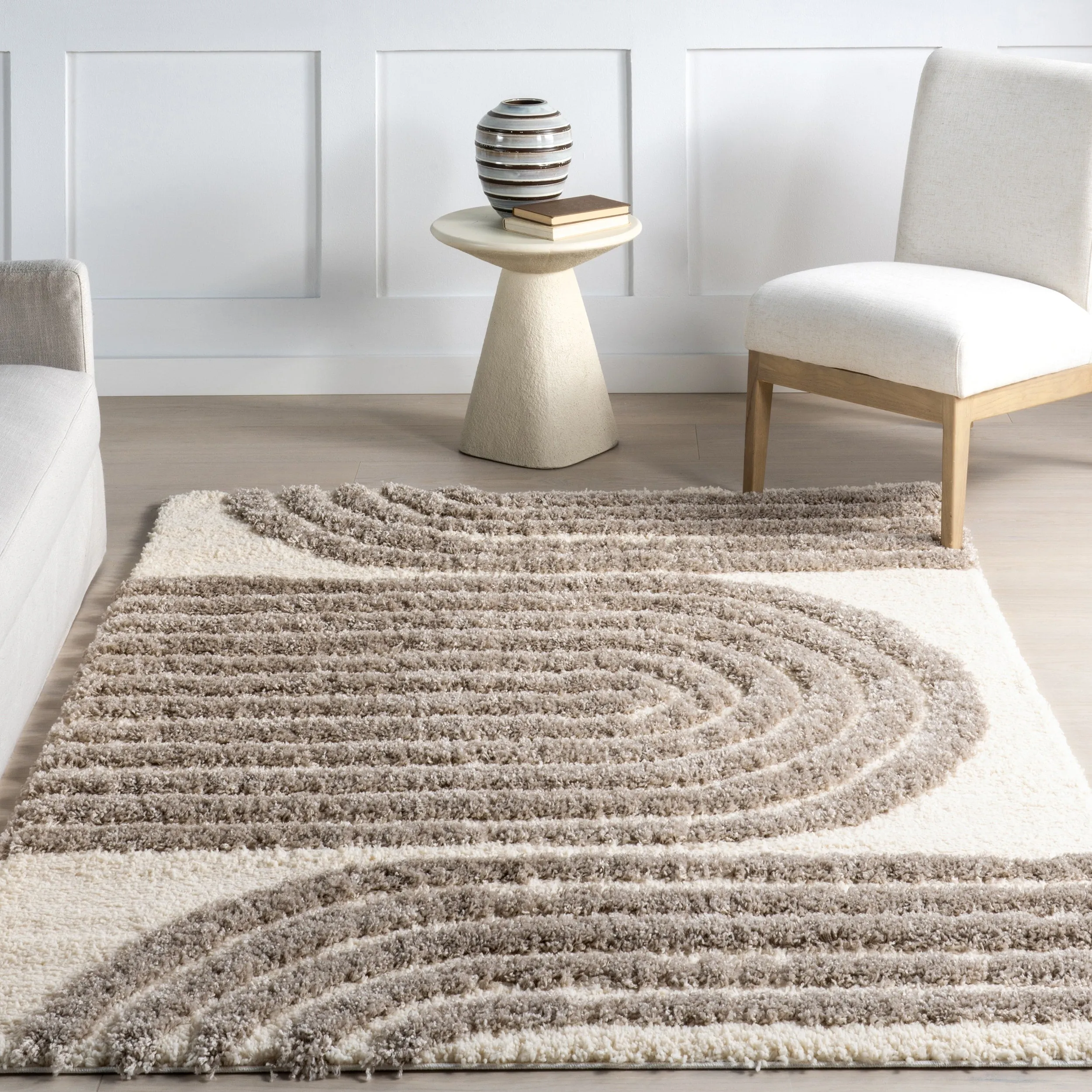 Nuloom Rose Modern Geometric Shag Area Rug