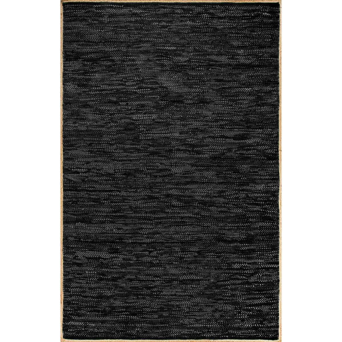 Nuloom Sabby Hand Woven Leather Flatweave Area Rug