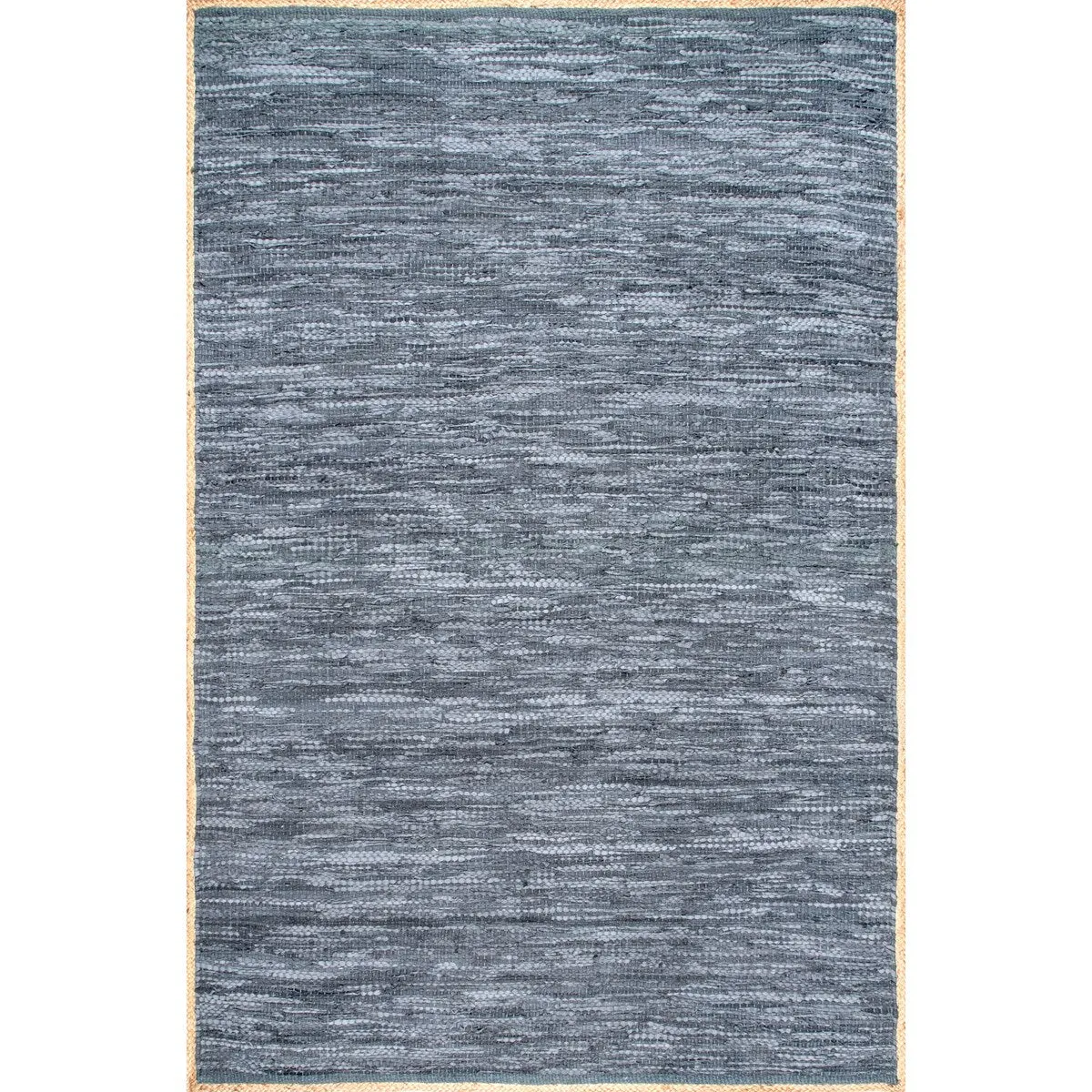 Nuloom Sabby Hand Woven Leather Flatweave Area Rug