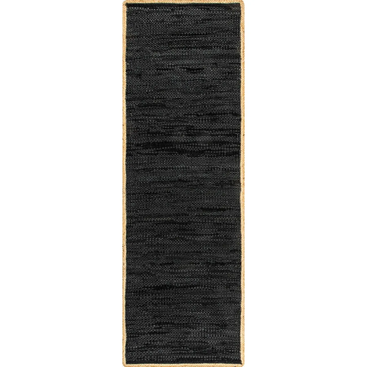 Nuloom Sabby Hand Woven Leather Flatweave Area Rug