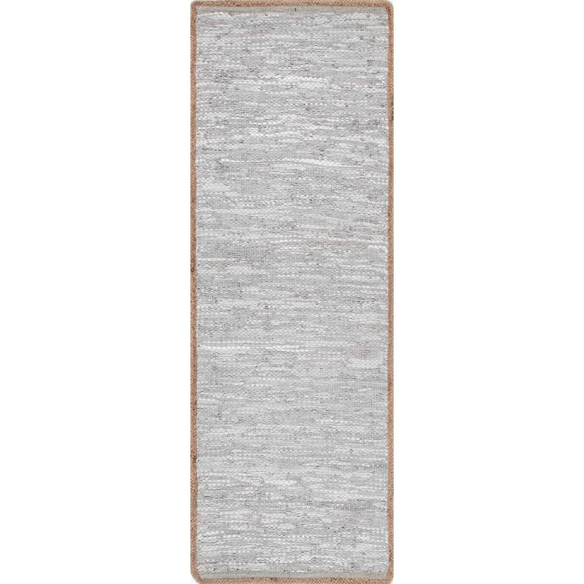 Nuloom Sabby Hand Woven Leather Flatweave Area Rug