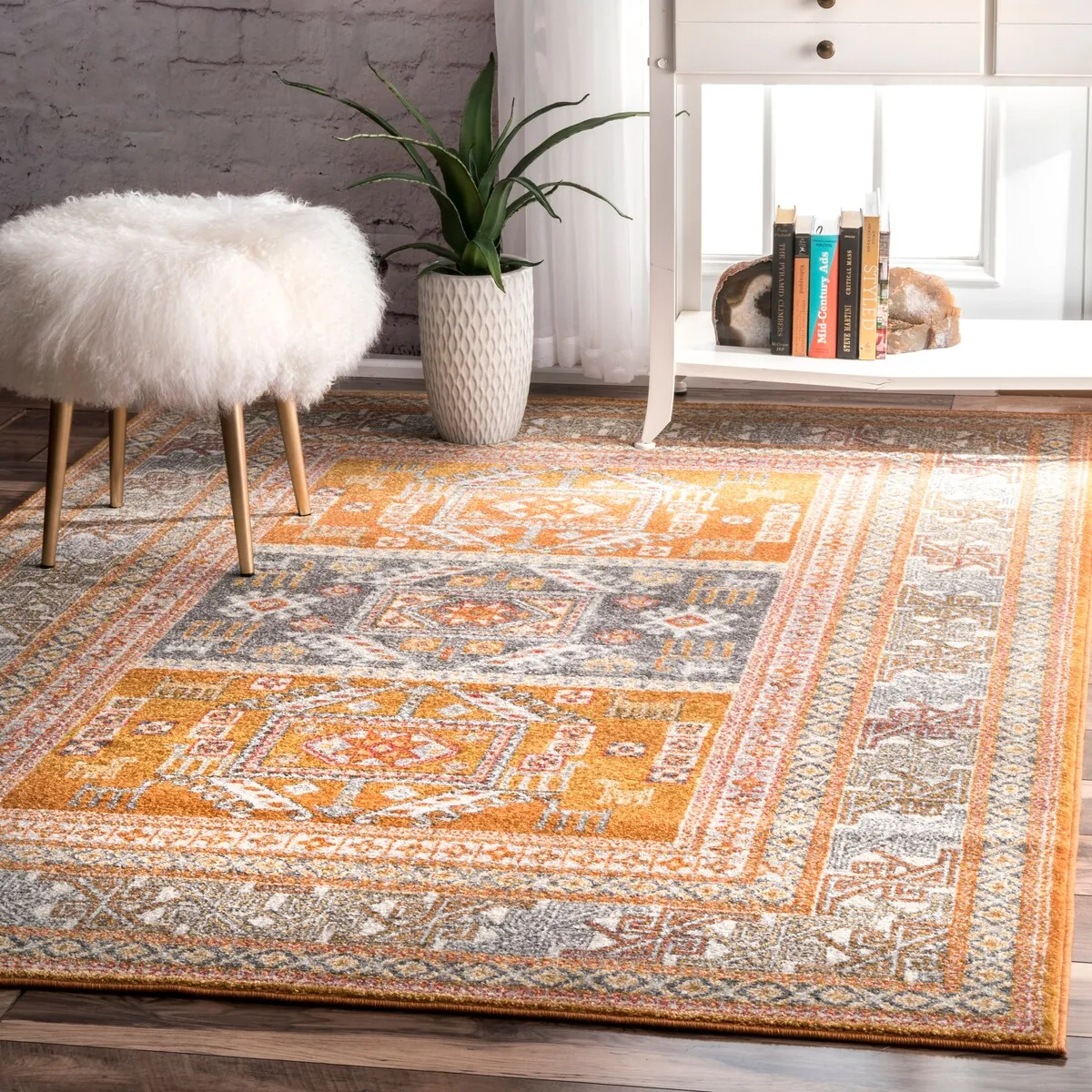 Nuloom Southwestern Bohemian Tribal Area Rug