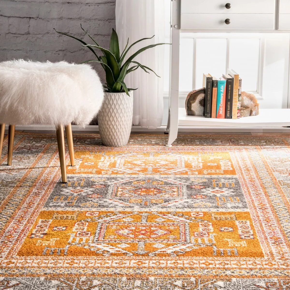 Nuloom Southwestern Bohemian Tribal Area Rug